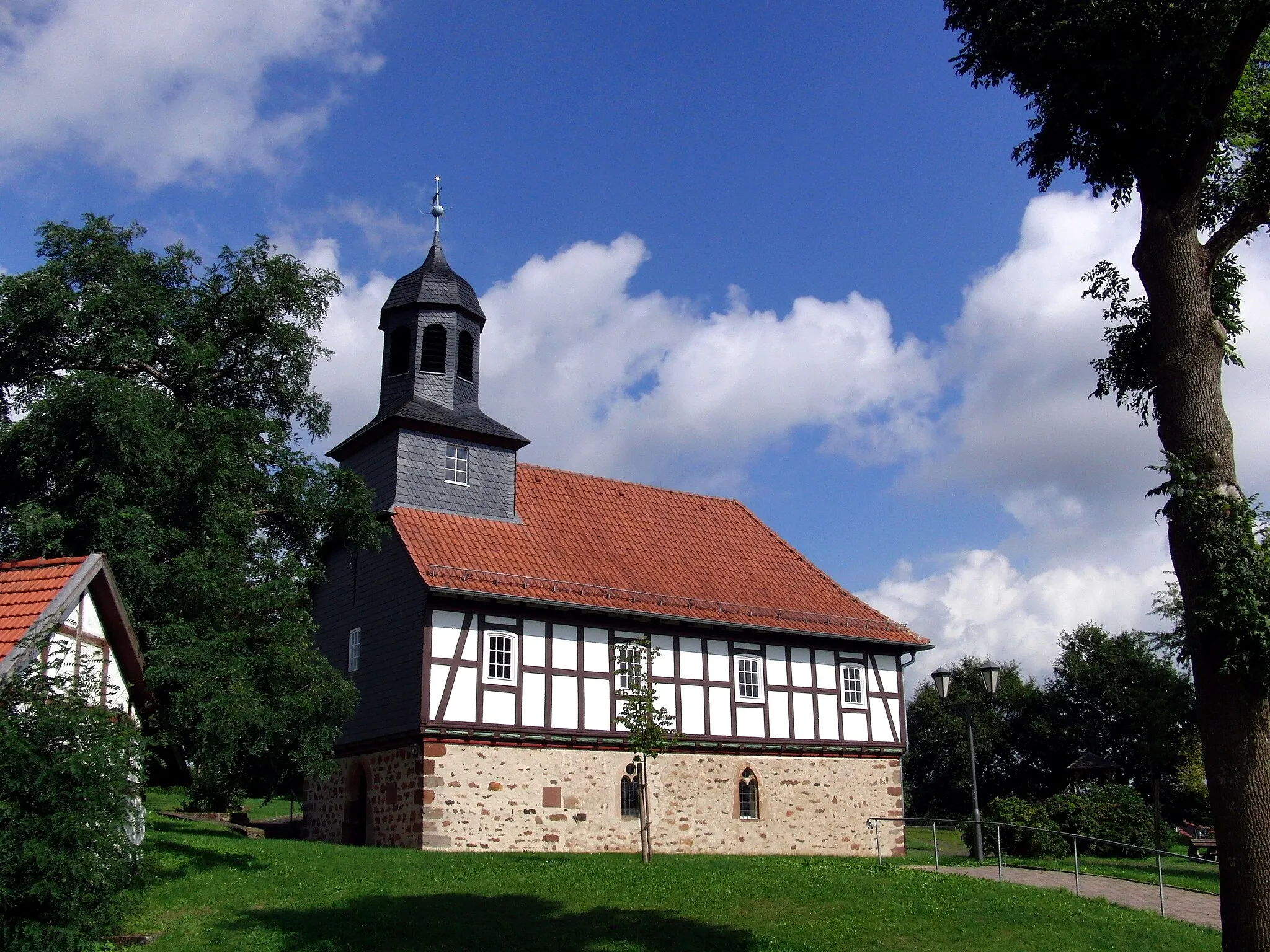 Photo showing: Kirche in Florshain, Schwalmstadt(Hessen)