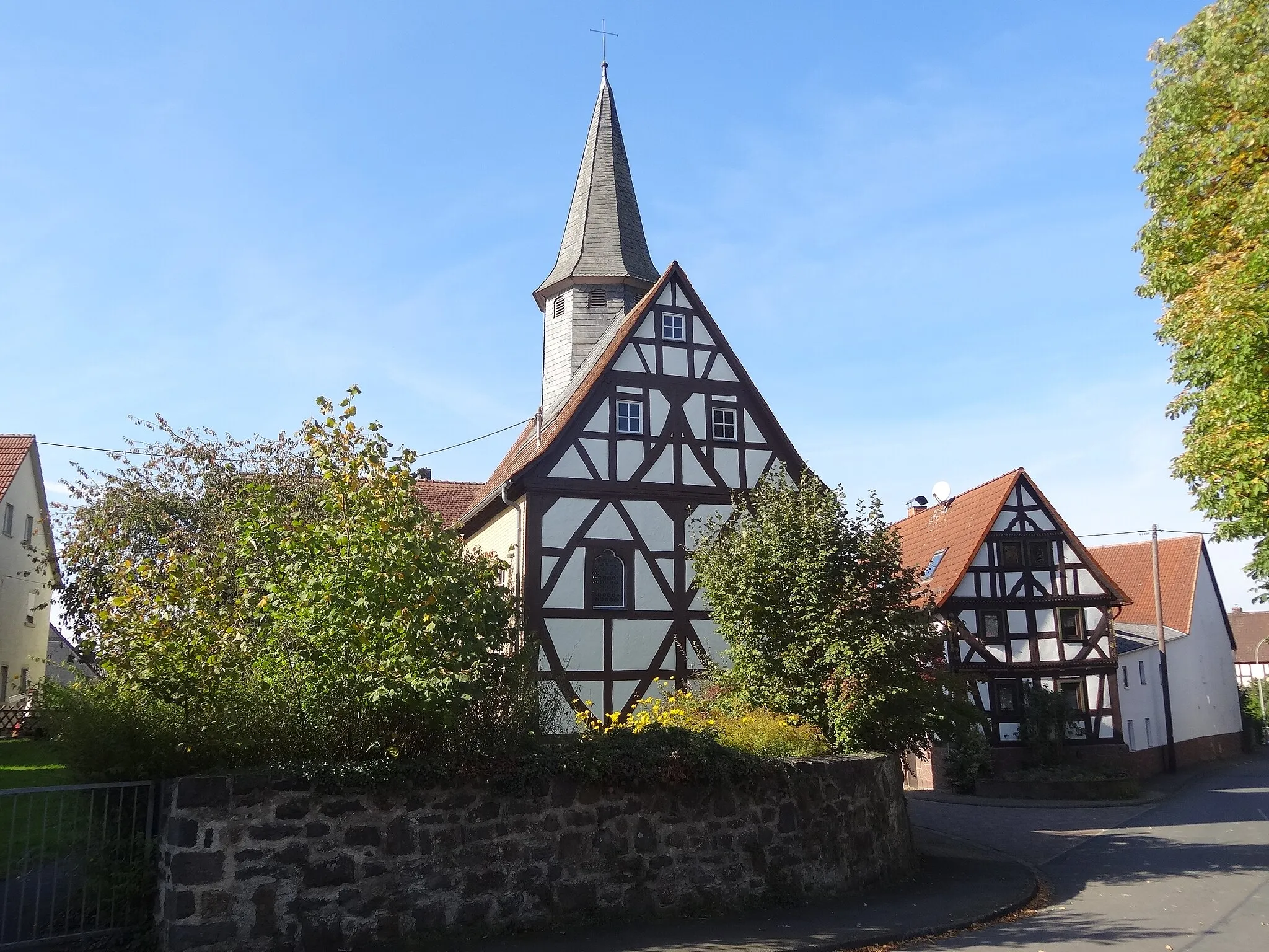 Photo showing: Evangelische Kirche Lardenbach
