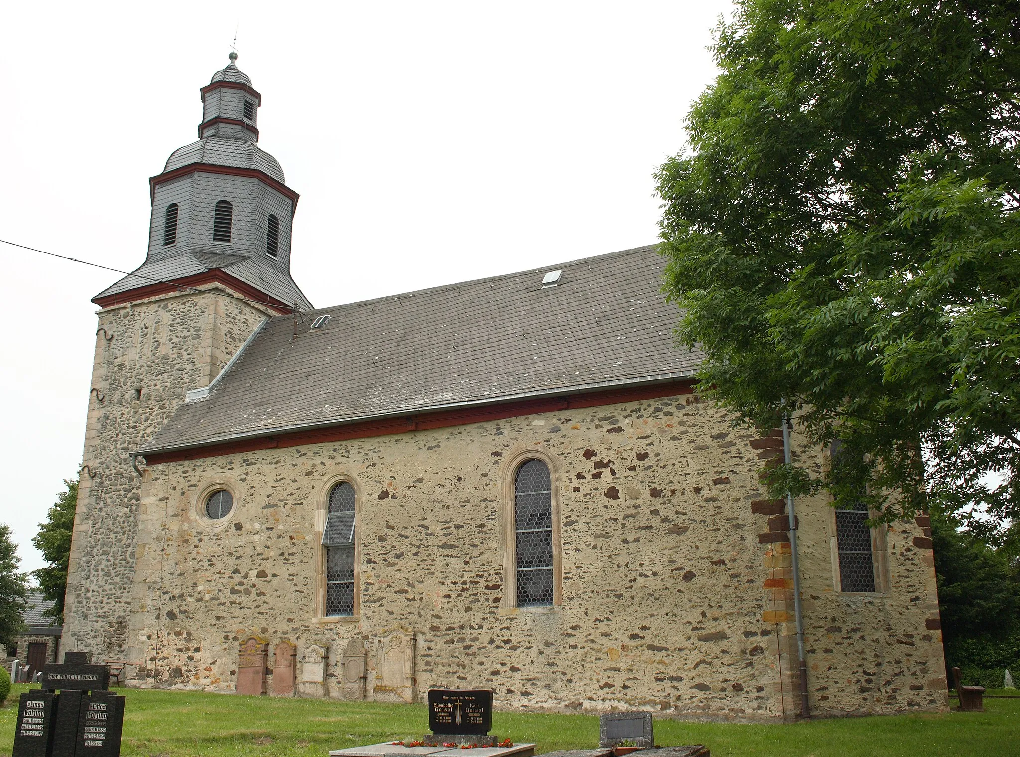 Photo showing: Evangelische Kirche in Billertshausen, einem Stadtteil von Alfeld im Vogelsbergkreis (Hessen)