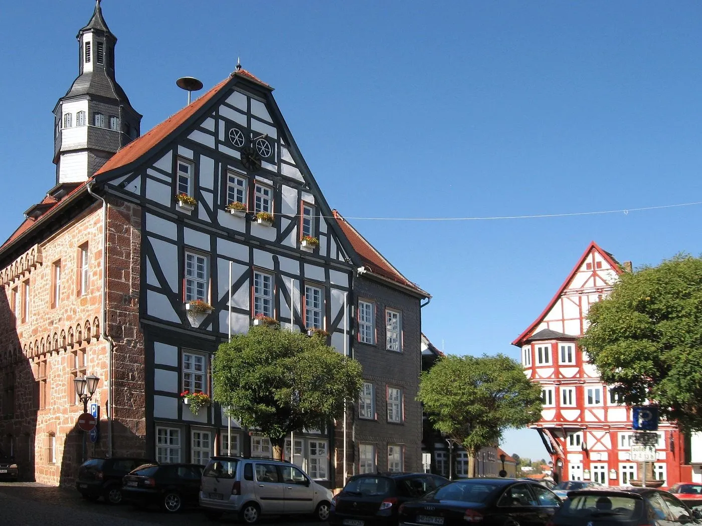 Photo showing: Town hall in Schwalmstadt-Treysa