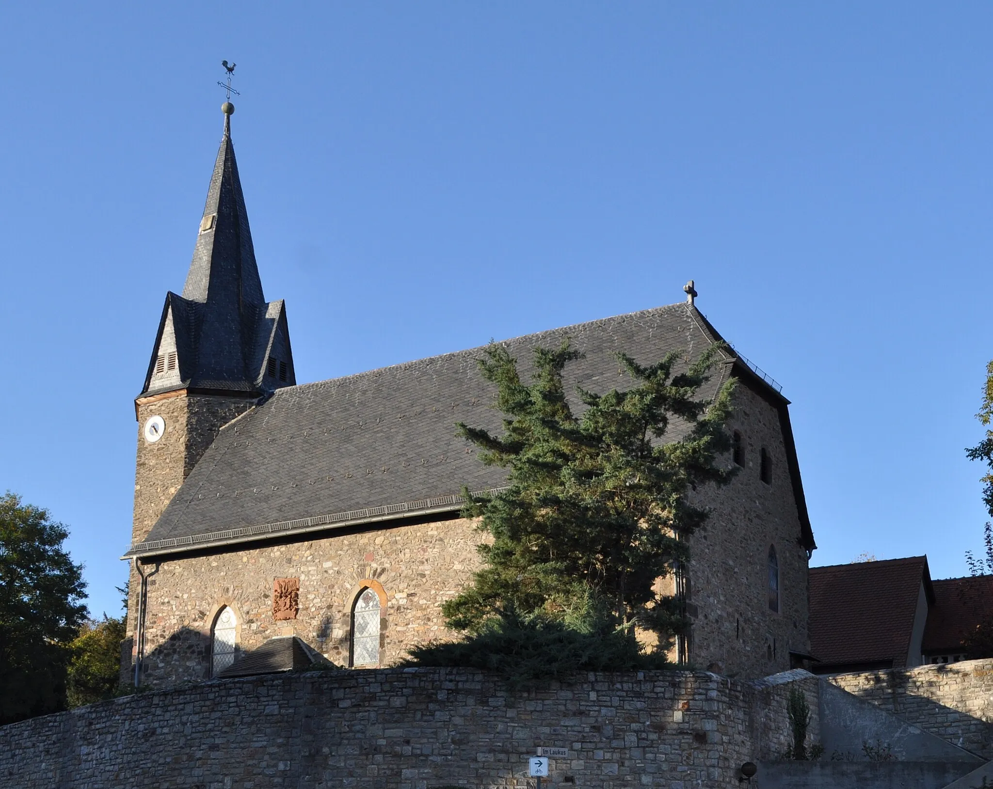 Photo showing: Protestant church in Langenhain-Ziegenberg