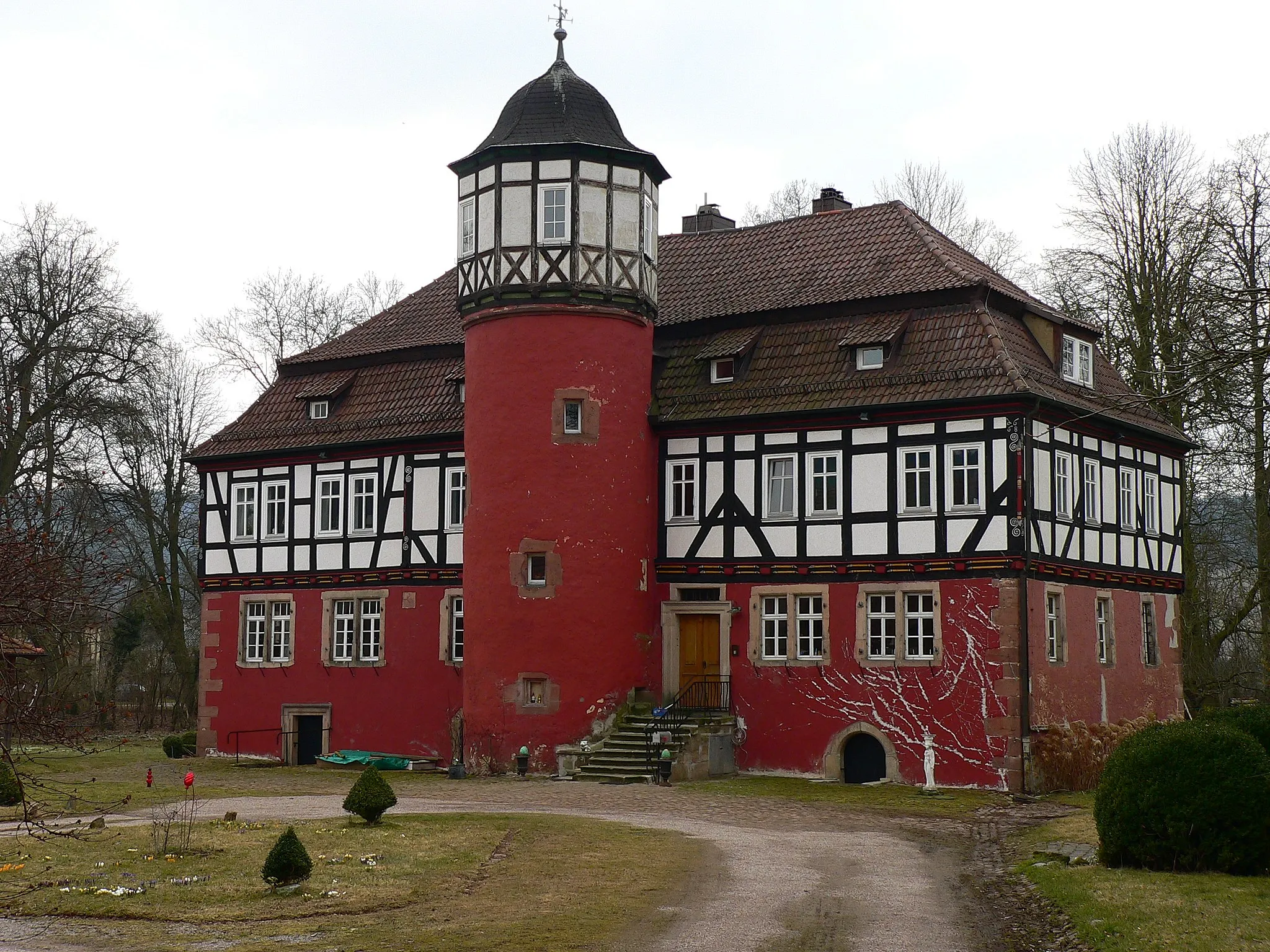 Photo showing: Rotes Schloss Wehrda in Haunetal-Wehrda, Hessen, Regierungsbezirk Kassel, Landkreis Hersfeld-Rotenburg