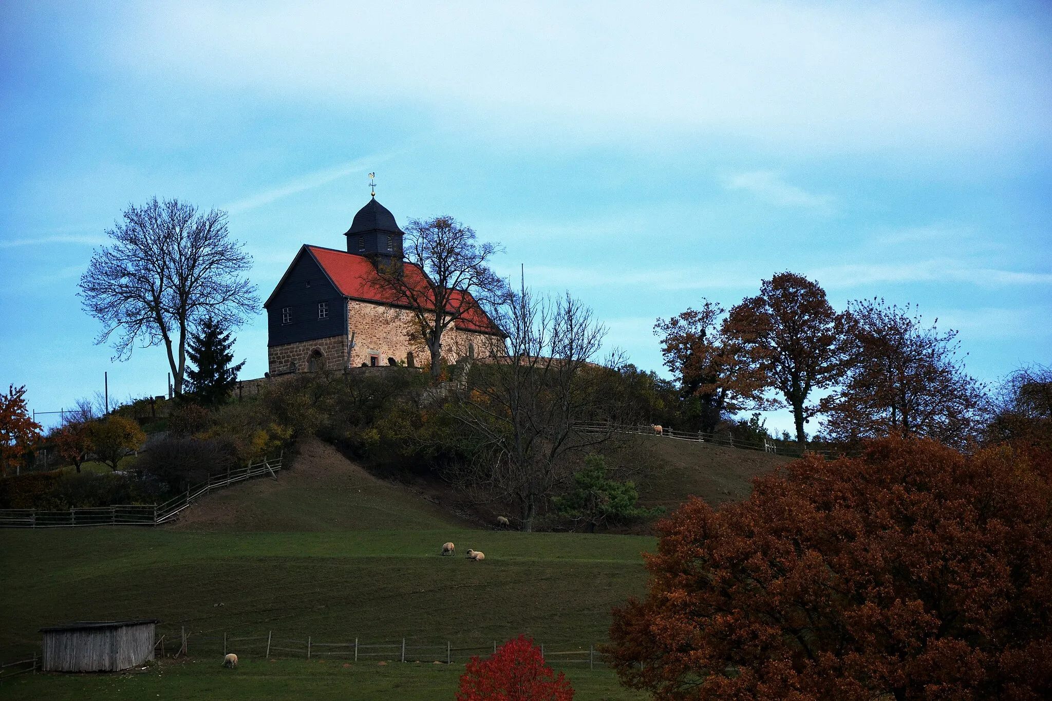 Photo showing: Kapelle Schönberg (Schrecksbach)