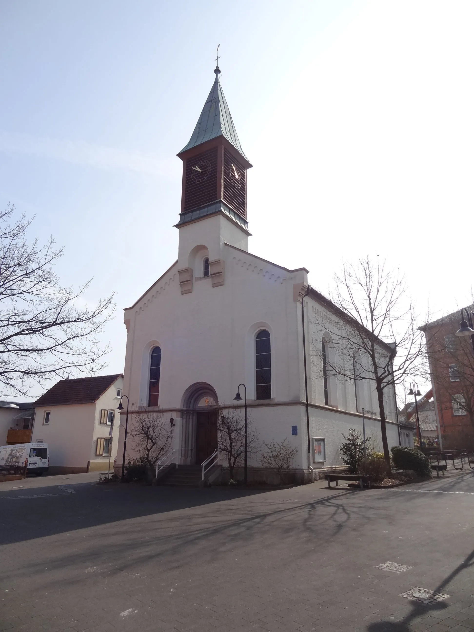 Photo showing: Evangelische Kirche (Kleinlinden)