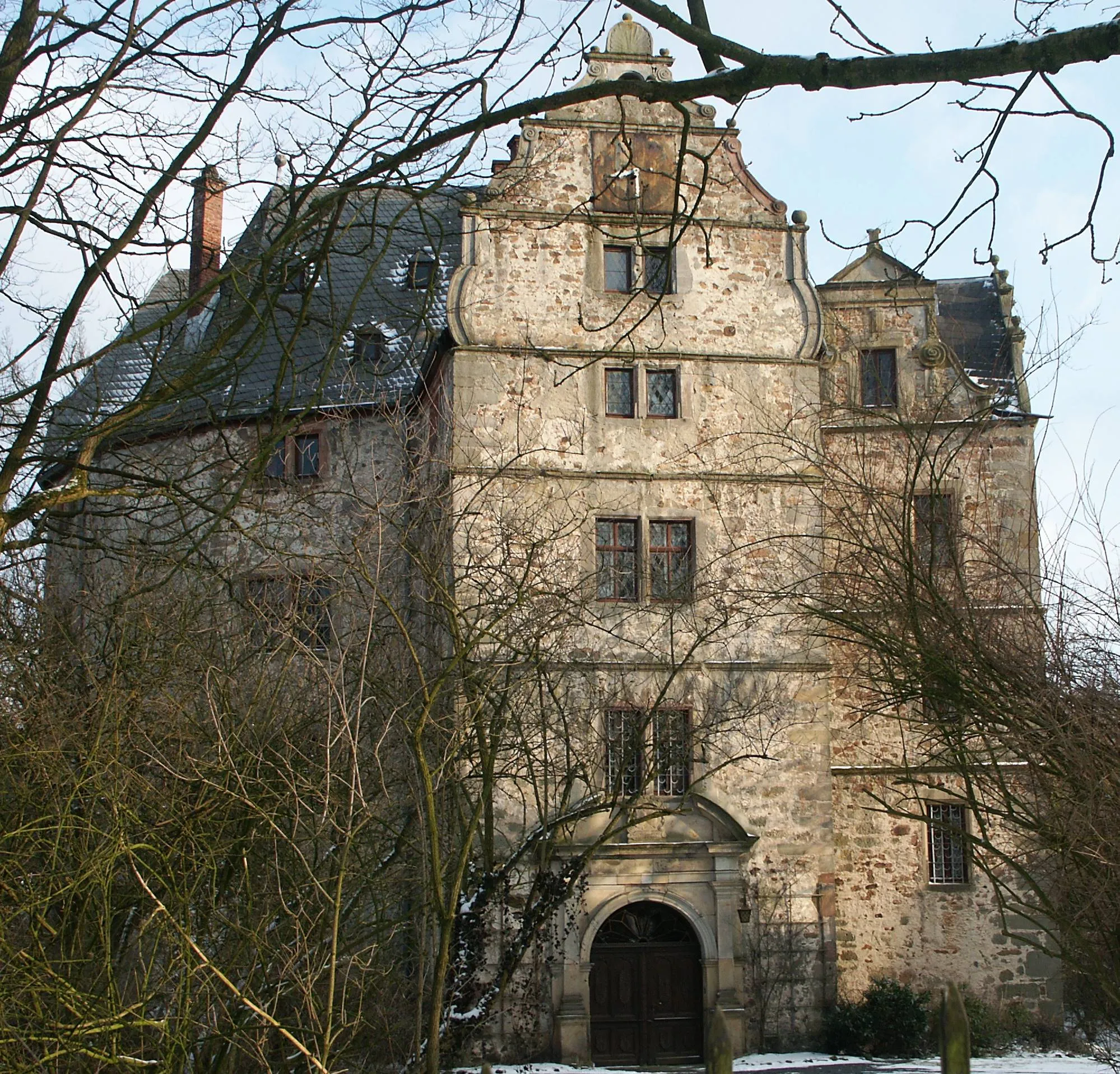 Photo showing: Renaissanceschloss Hausen in Oberaula-Hausen der Freiherren von Dörnberg