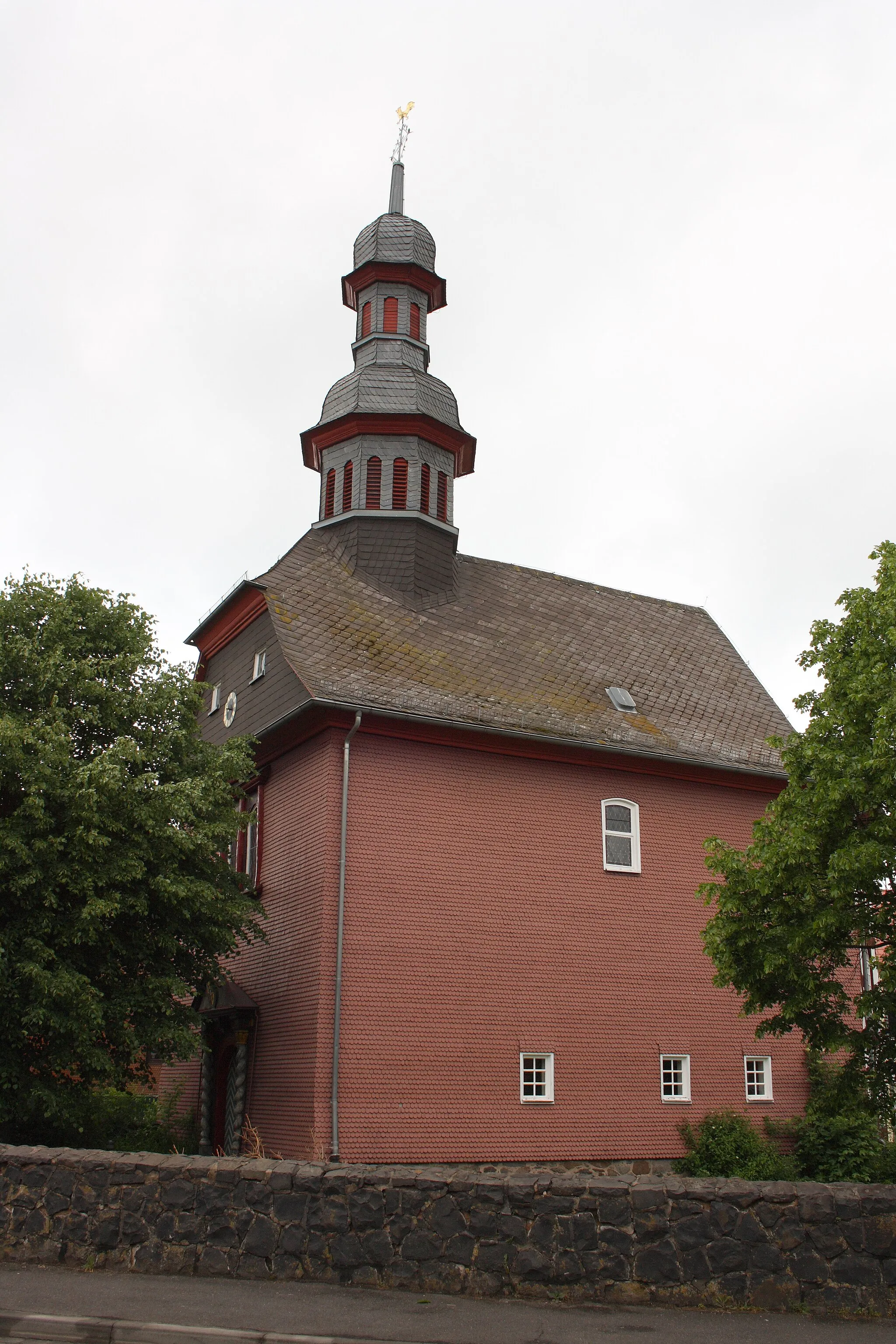 Photo showing: Evangelische Kirche in Dirlammen, einem Ortsteil von Lautertal im Vogelsbergkreis (Hessen)