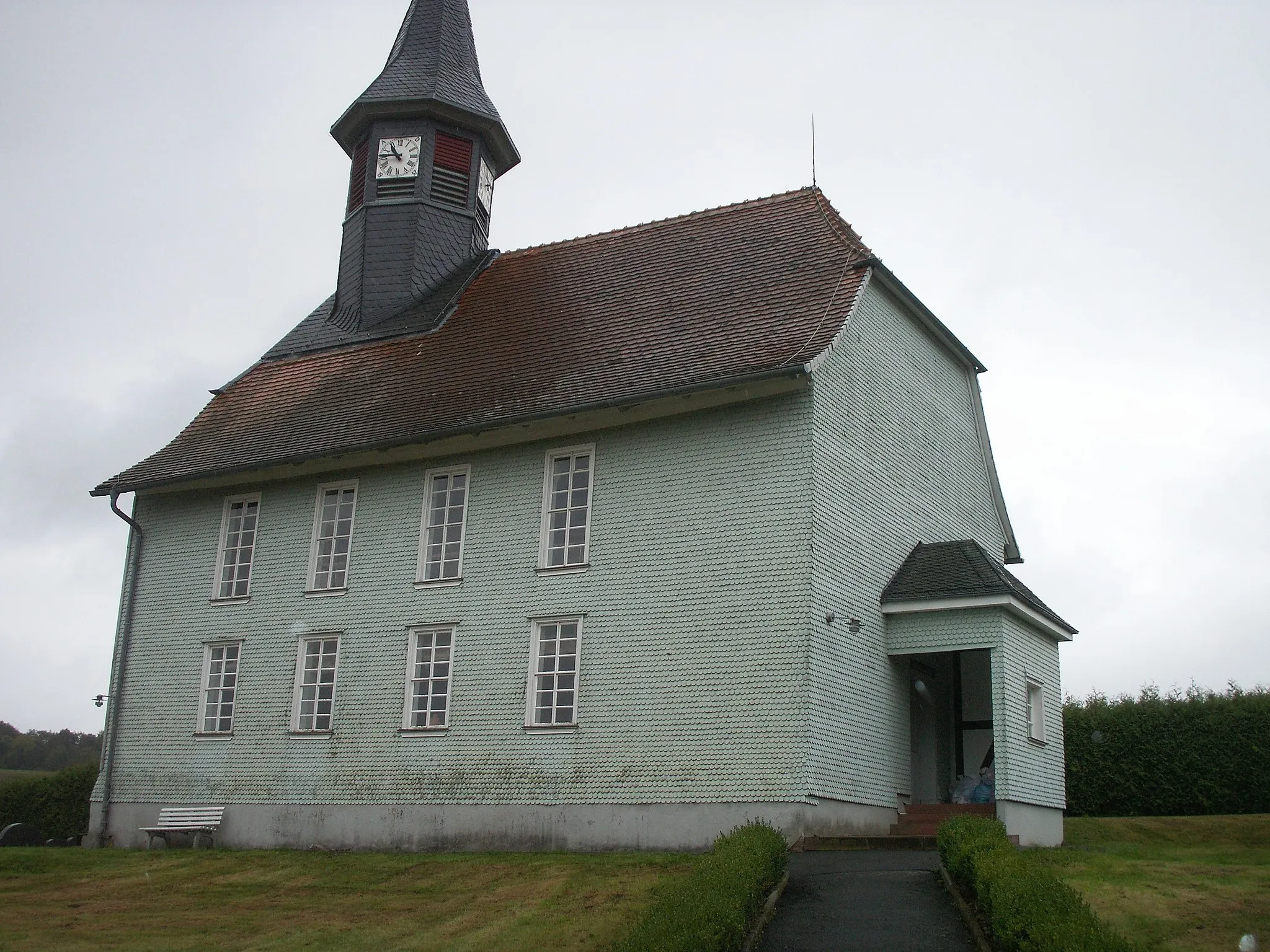 Photo showing: Evangelische Kirche in Schlechtenwegen, Ortsteil von Herbstein