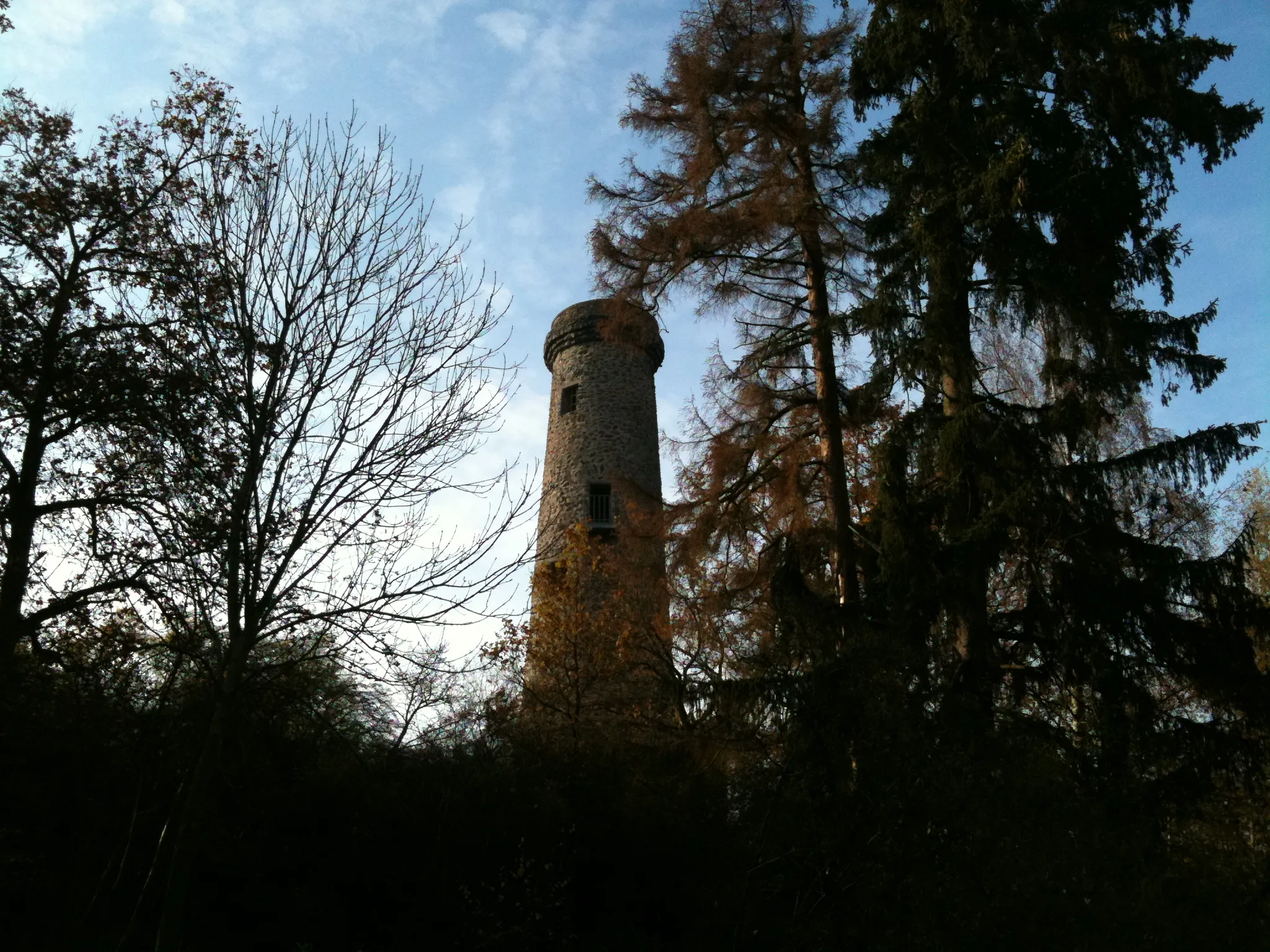 Photo showing: The Hainig tower near Lauterbach in Hesse, Germany.