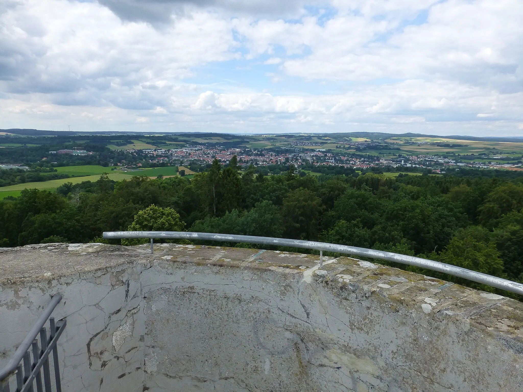 Photo showing: Hainigturm; Blick nordwestwärts in Richtung Lauterbach