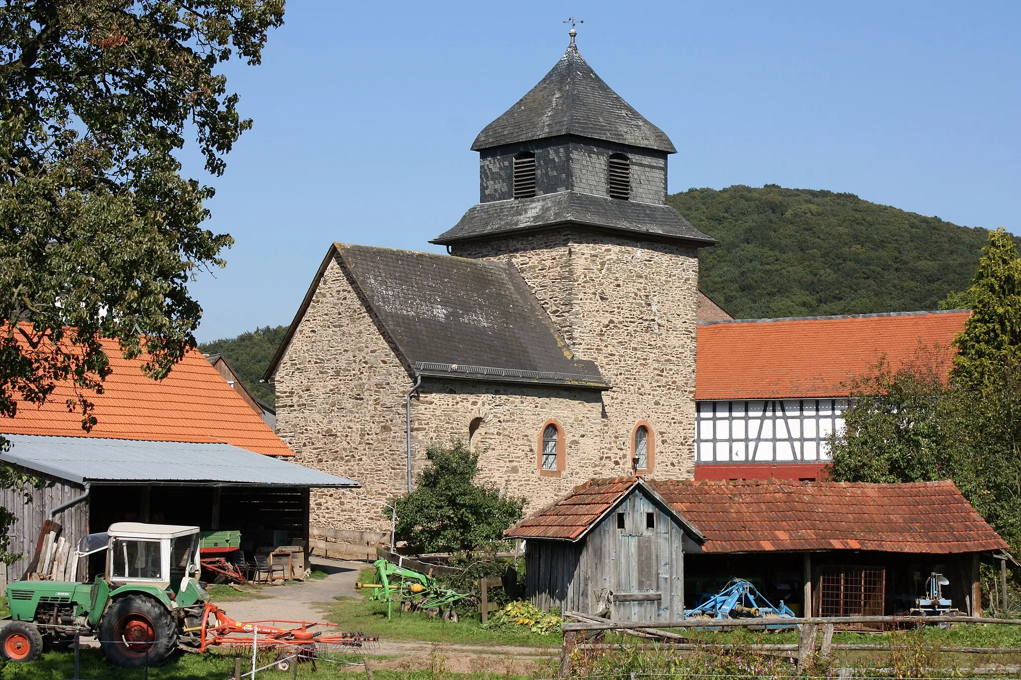Photo showing: The church in Dilschhausen, Marburg