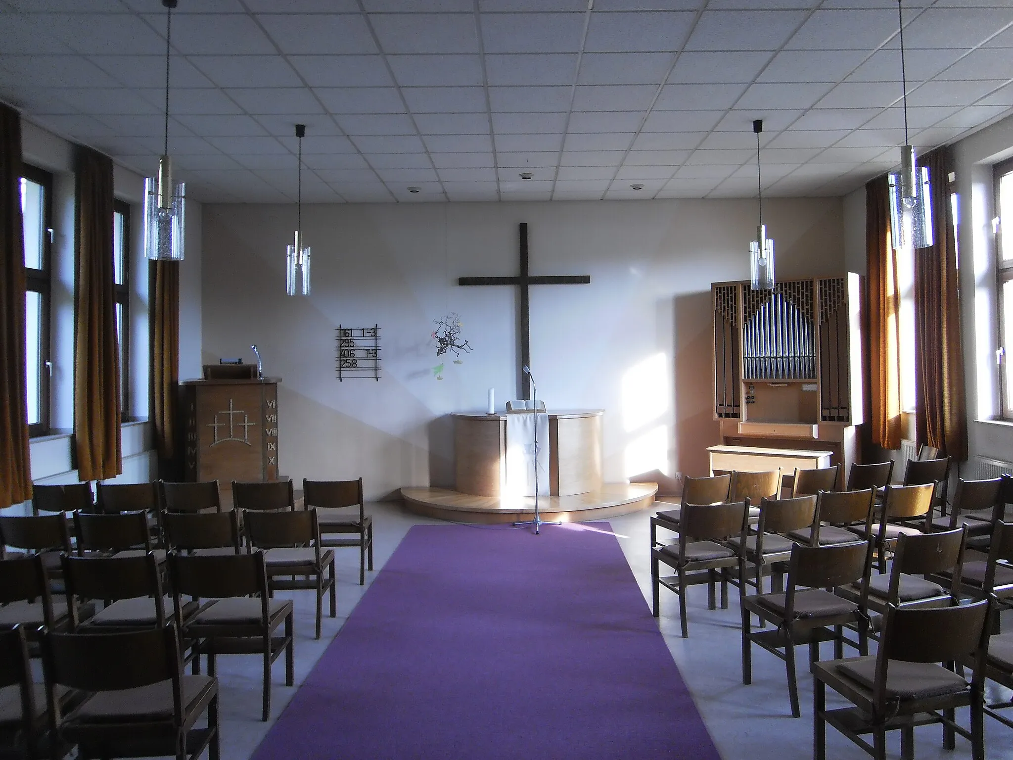 Photo showing: Evangelische Kirche Stockhausen, Leun, Lahn-Dill-Kreis, Hessen, Deutschland