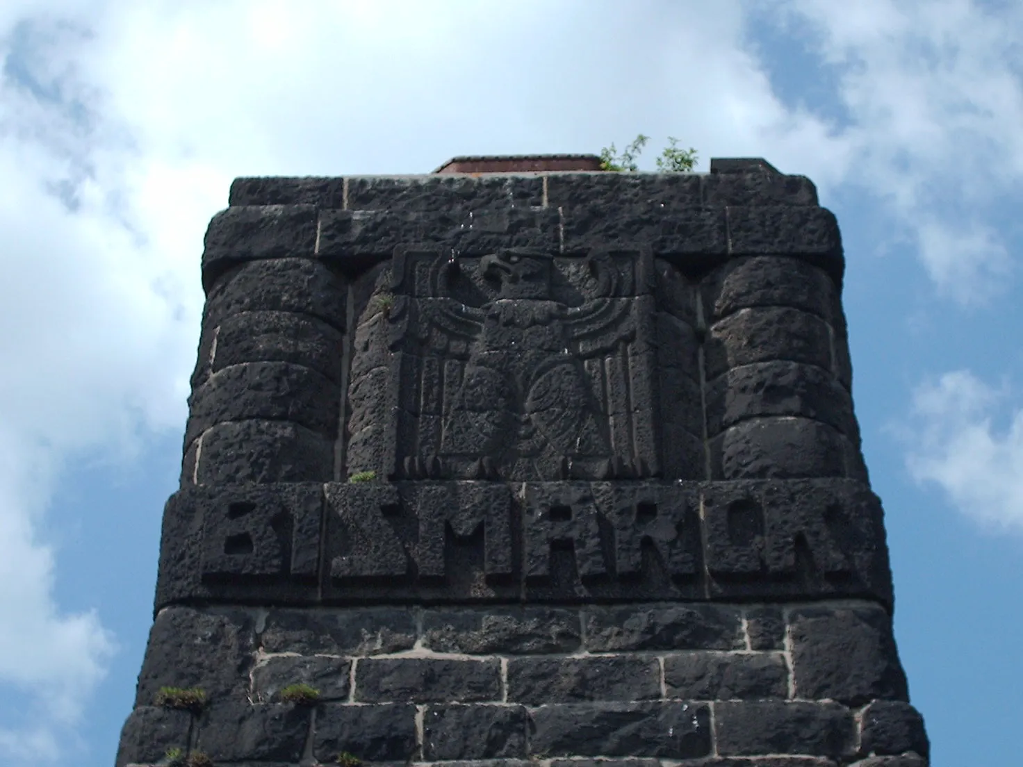 Photo showing: Relief at Bismarck tower, Gießen, Germany