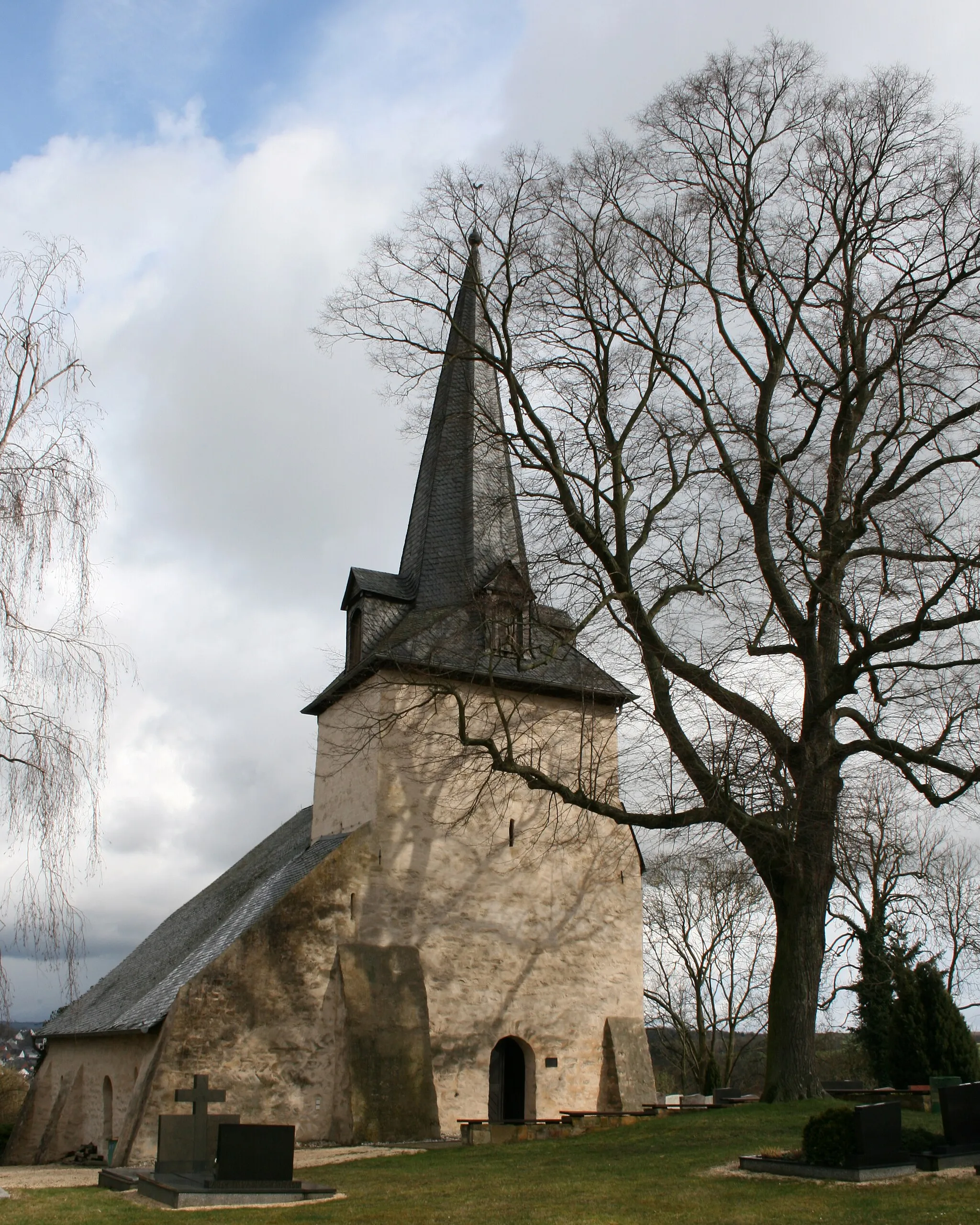 Photo showing: Frontansicht Berger Kirche, Werschau, Deutschland