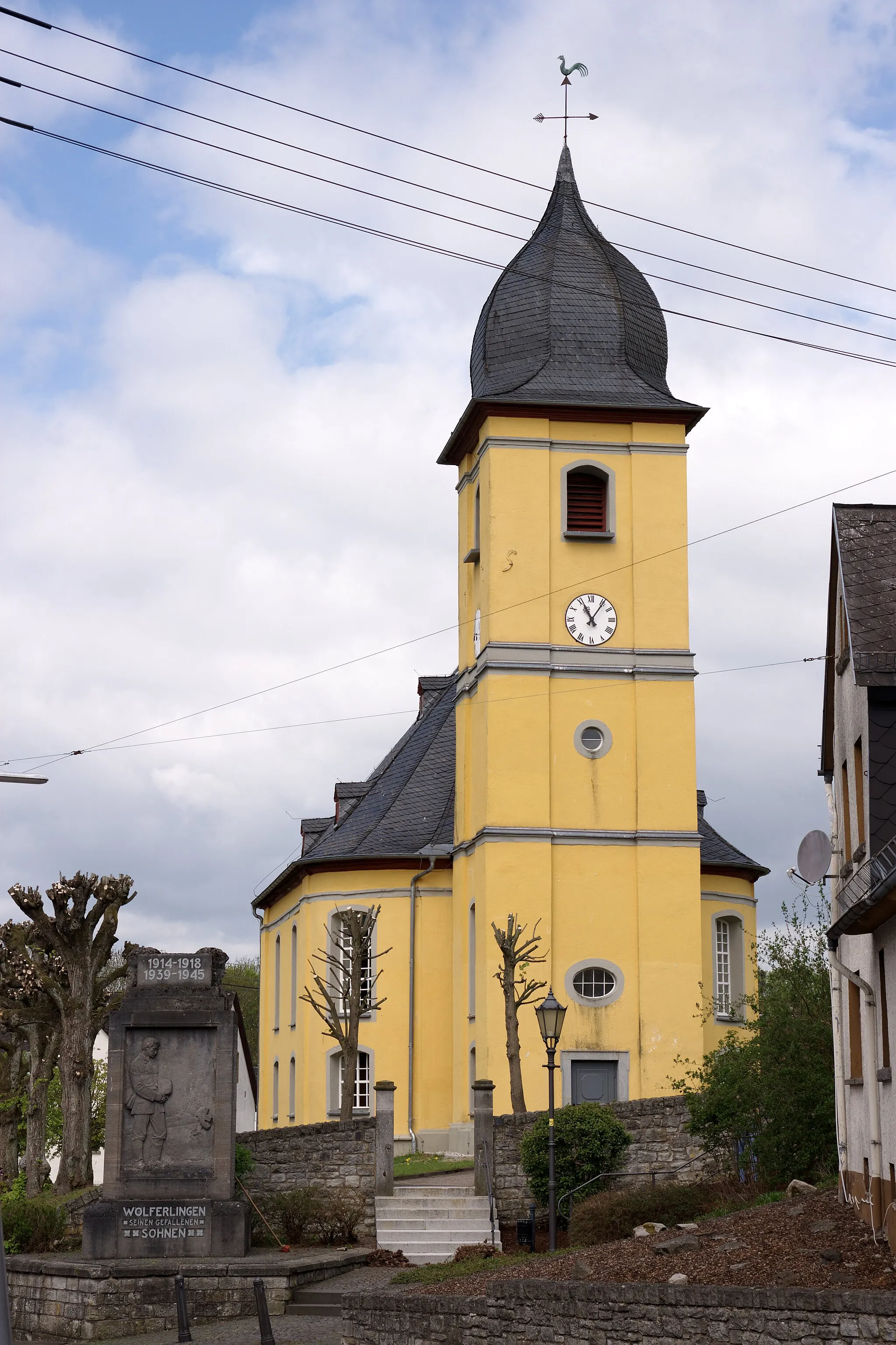 Photo showing: Wölferlingen, Westerwald, Germany. Protestant church, errected 1751