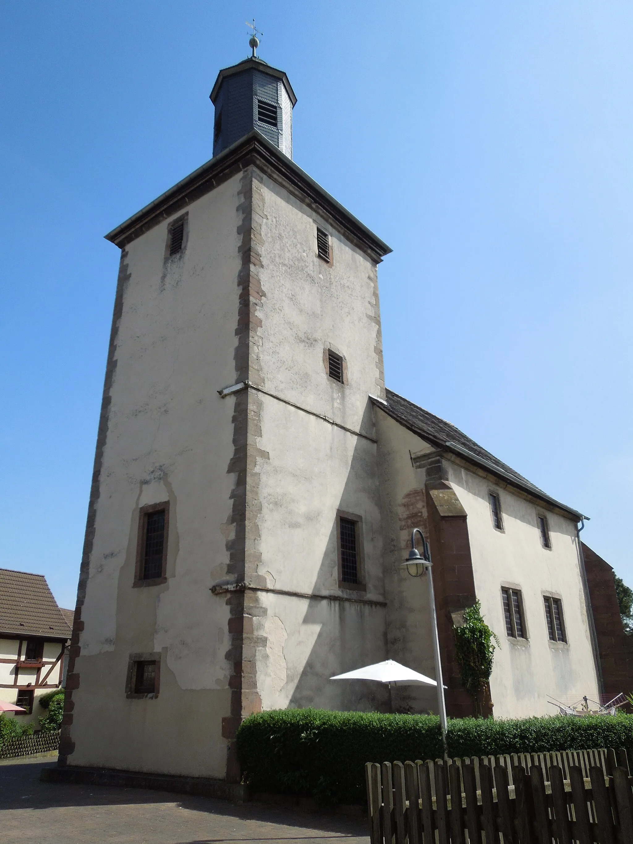 Photo showing: Protestant village church in Dillich (Borken), Hesse, Germany