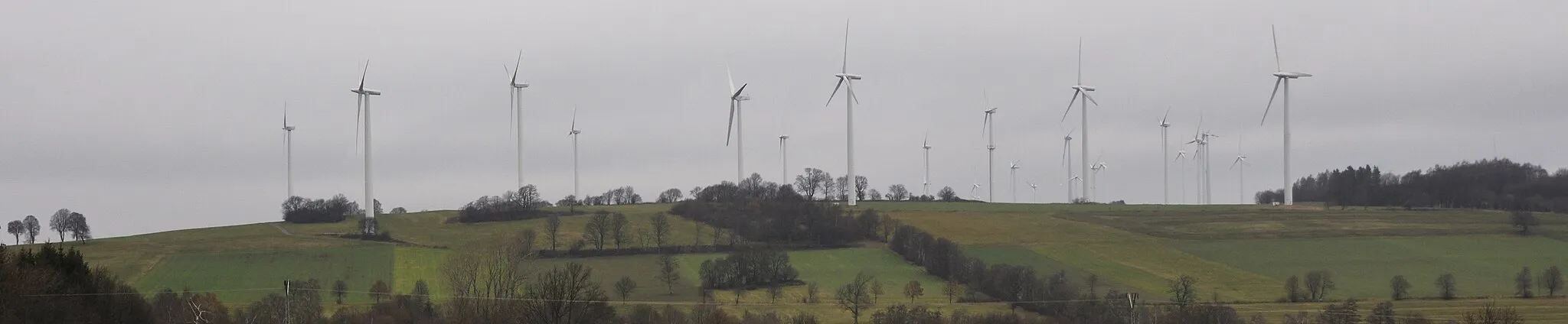 Photo showing: Goldner Steinrueck, Vogelsberg, Germany - view from southeast.jpg