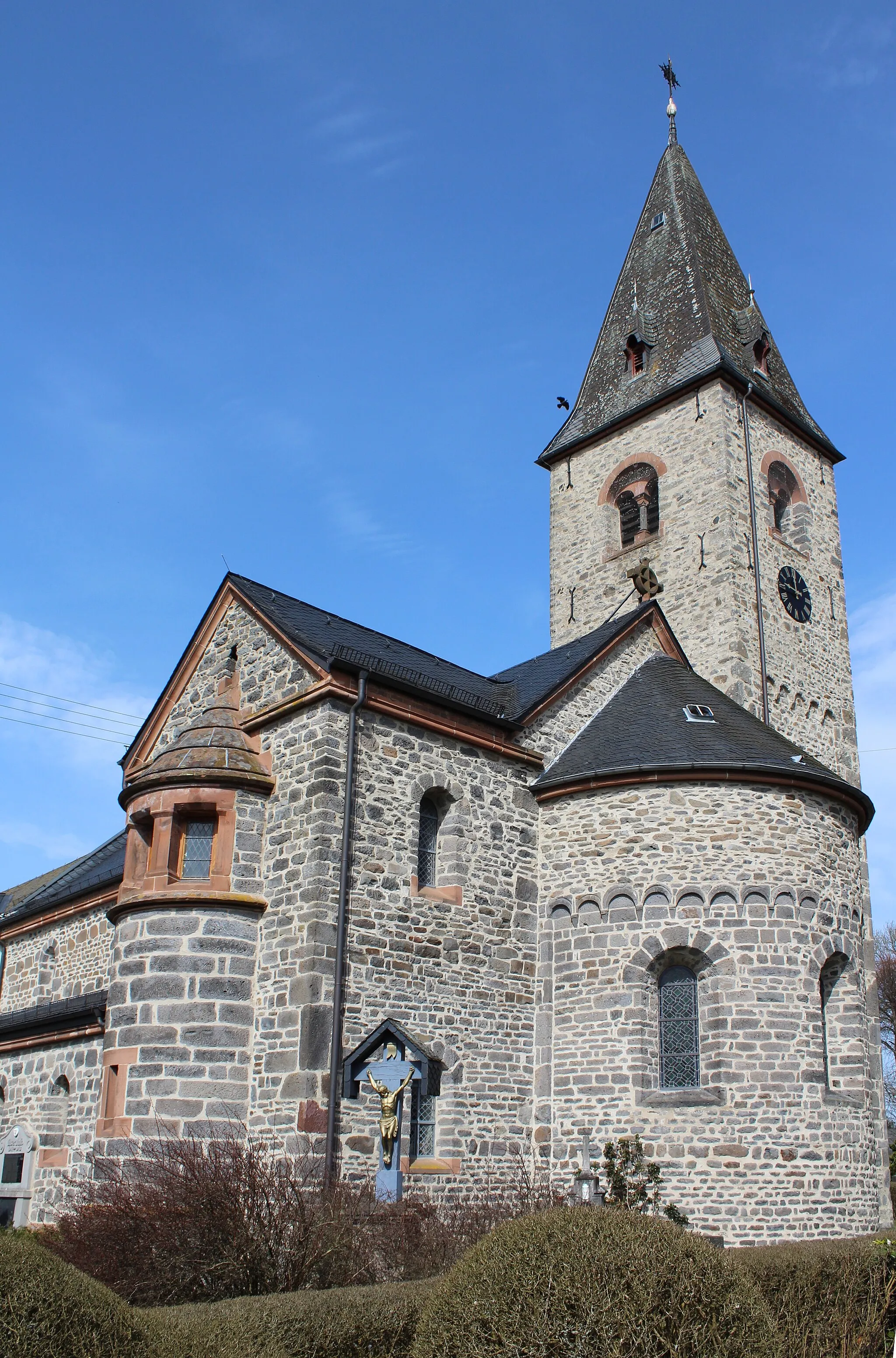 Photo showing: Kath. Pfarrkirche St. Kilian in Seck, Westerwaldkreis, Rheinland-Pfalz, Deutschland