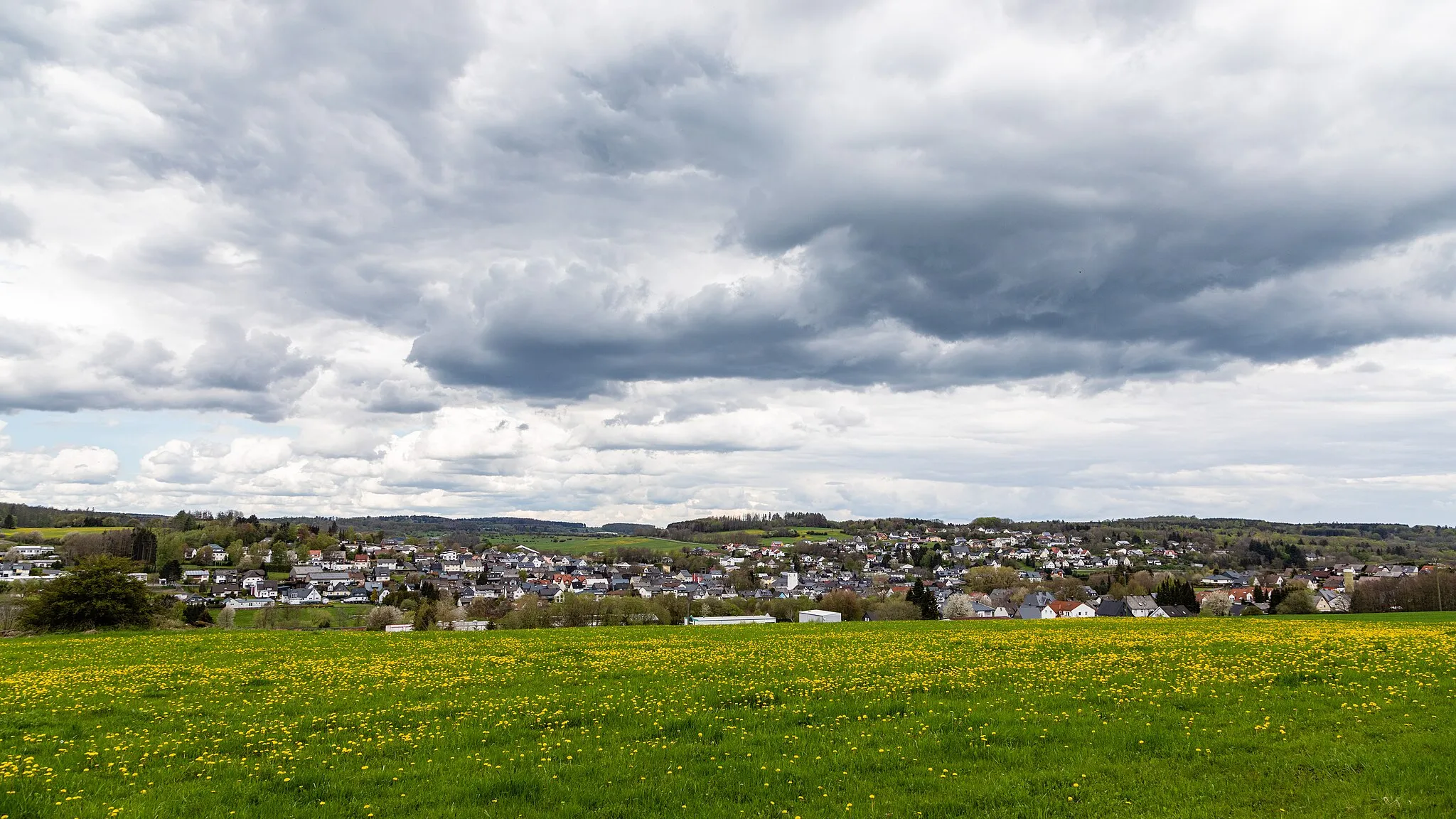 Photo showing: Blick auf Driedorf Richtung Norden