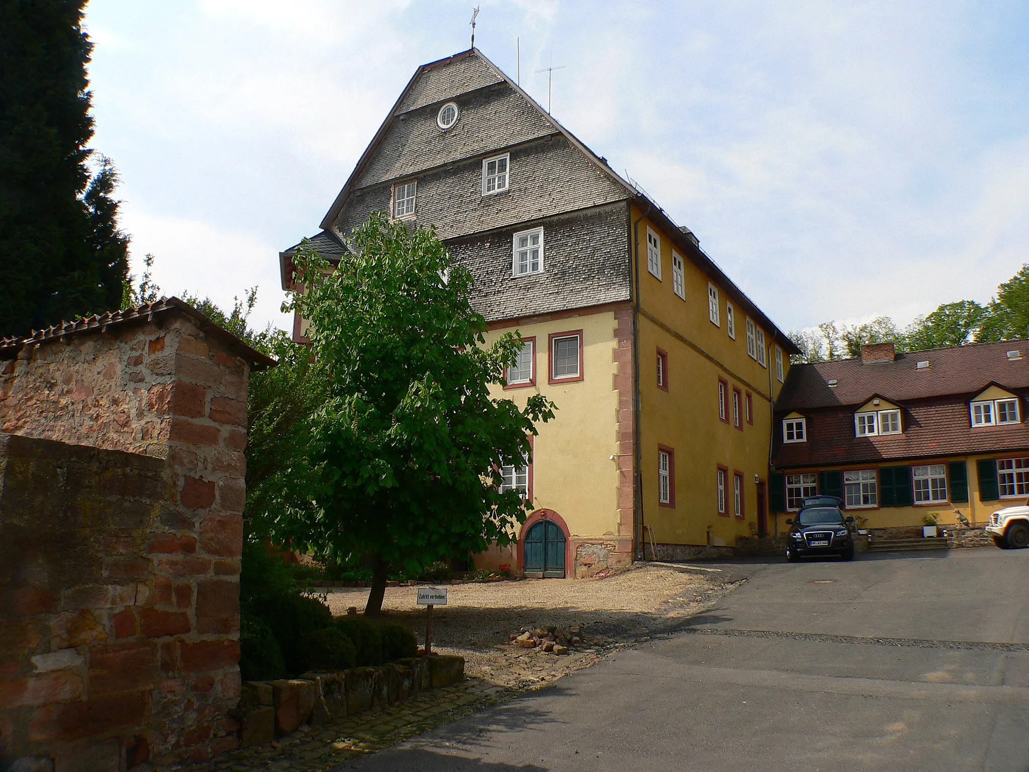 Photo showing: Schloss Willingshausen (Schwertzellsches Schloss) in Willingshausen, Hessen, Regierungsbezirk Kassel, Schwalm-Eder-Kreis