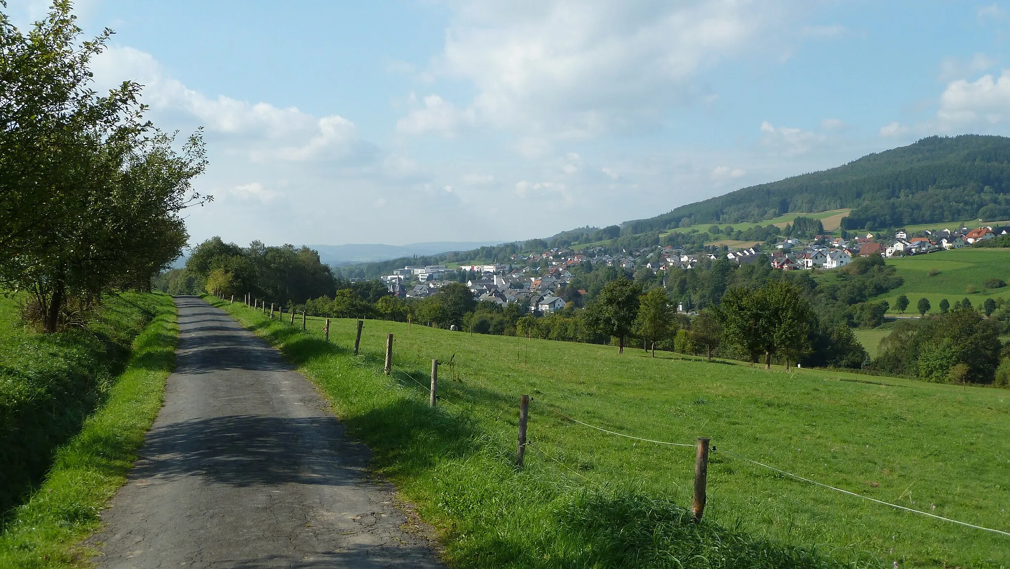 Photo showing: Eschenburg-Wissenbach von Norden aus, Eigenes Foto