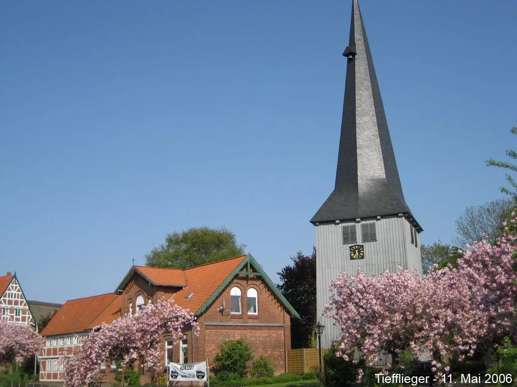 Photo showing: Church of Jork Borstel (Germany)