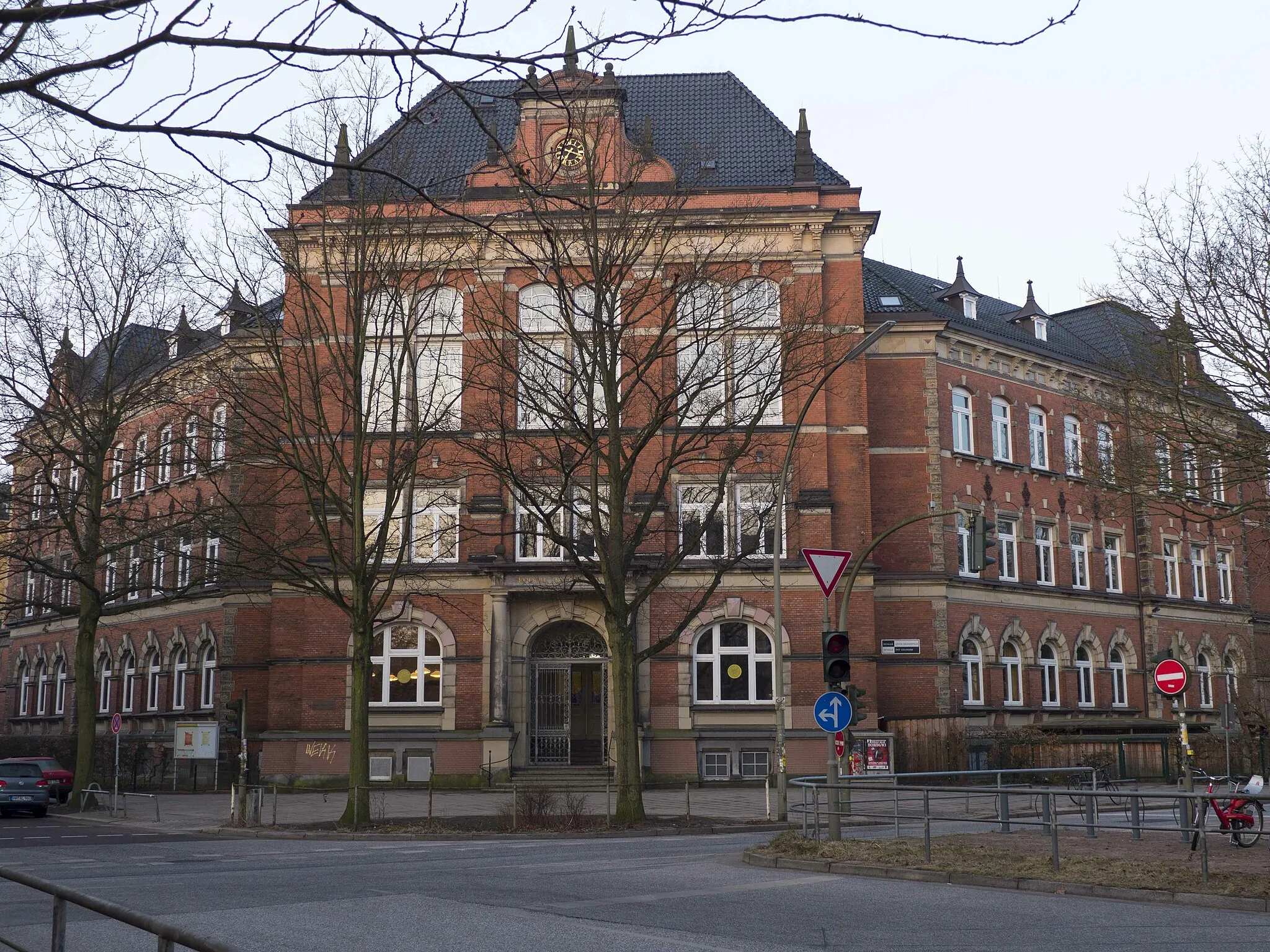 Photo showing: Rudolf Steiner Schule Altona, Ecke Bleickenallee / Fischersallee