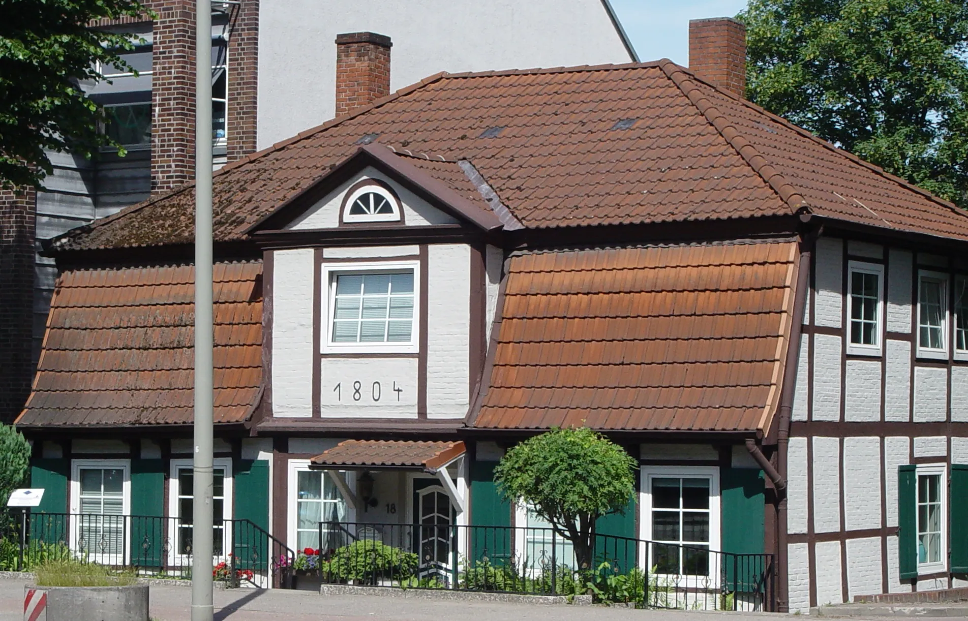 Photo showing: Germany, Hamburg, formerly oldest house in the quarter of Lokstedt.