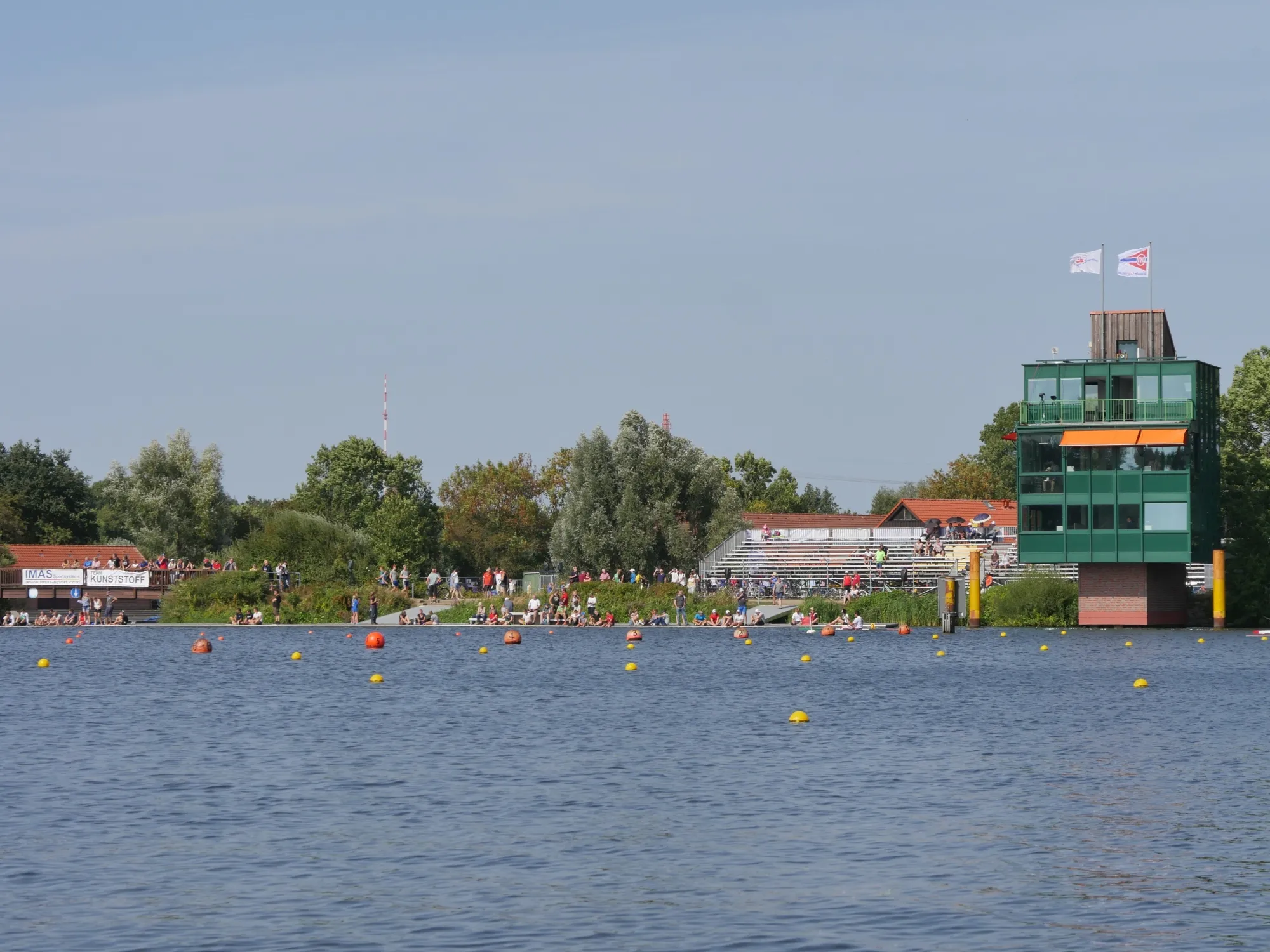 Photo showing: Wassersportzentrum Hamburg-Allermöhe - Deutsche Kanu-Meisterschaften 2018
