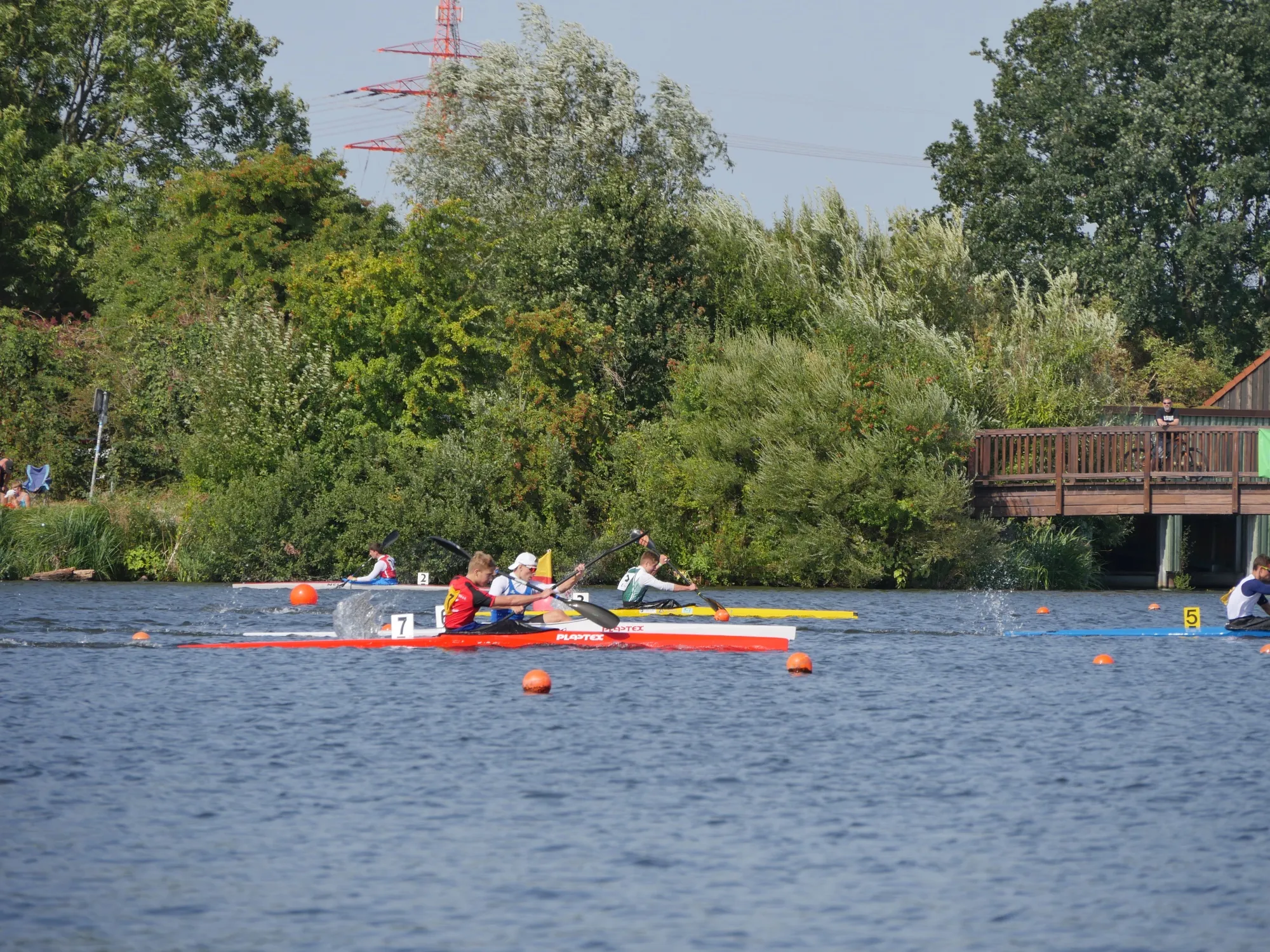 Photo showing: Wassersportzentrum Hamburg-Allermöhe - Deutsche Kanu-Meisterschaften 2018