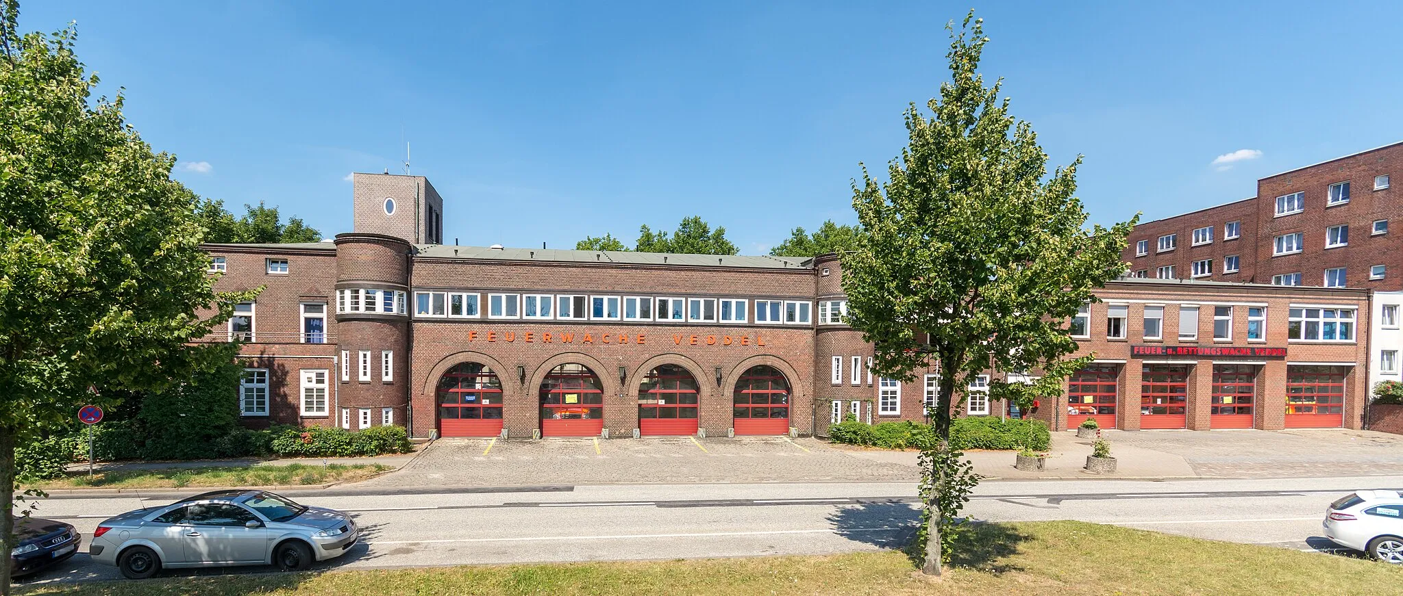 Photo showing: Feuerwache Veddel in Hamburg-Veddel.