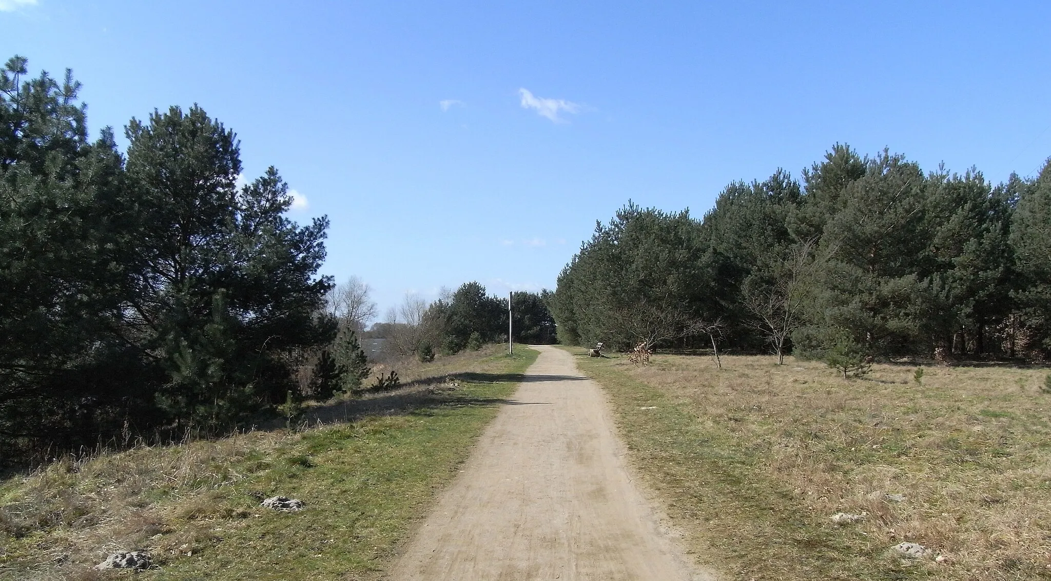 Photo showing: Trail along the Elbe river in Geesthacht, Schleswig-Holstein, Germany.