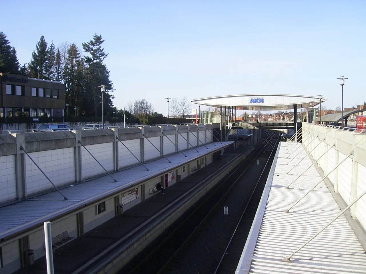 Photo showing: Bahnhof der AKN in Henstedt-Ulzburg.