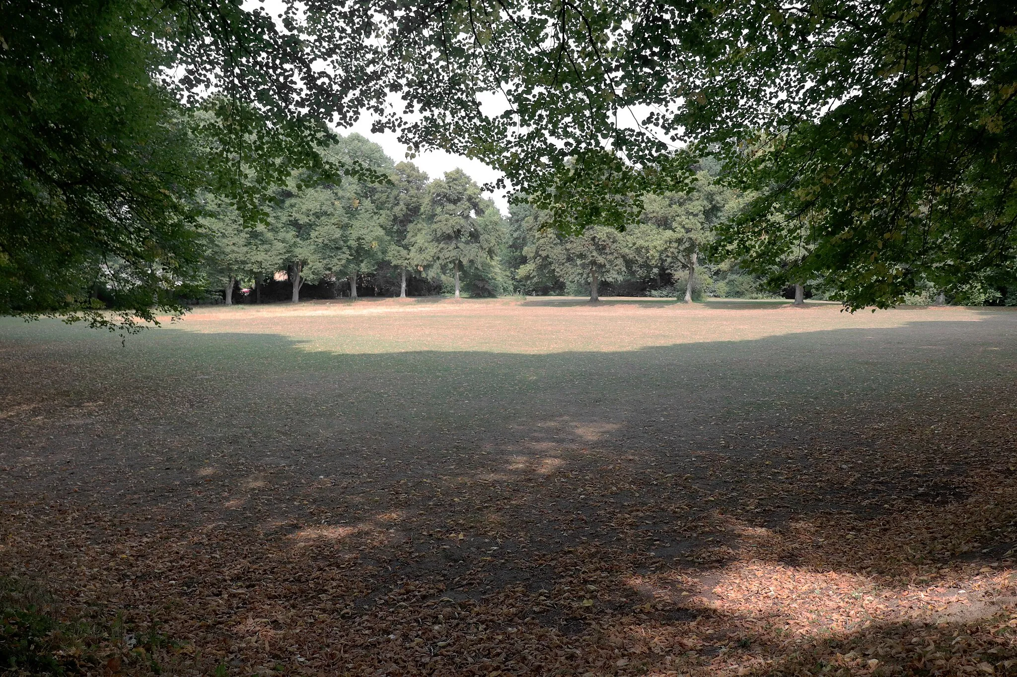 Photo showing: Hamburg, district Harburg, township Wilstorf, municipal park, open square