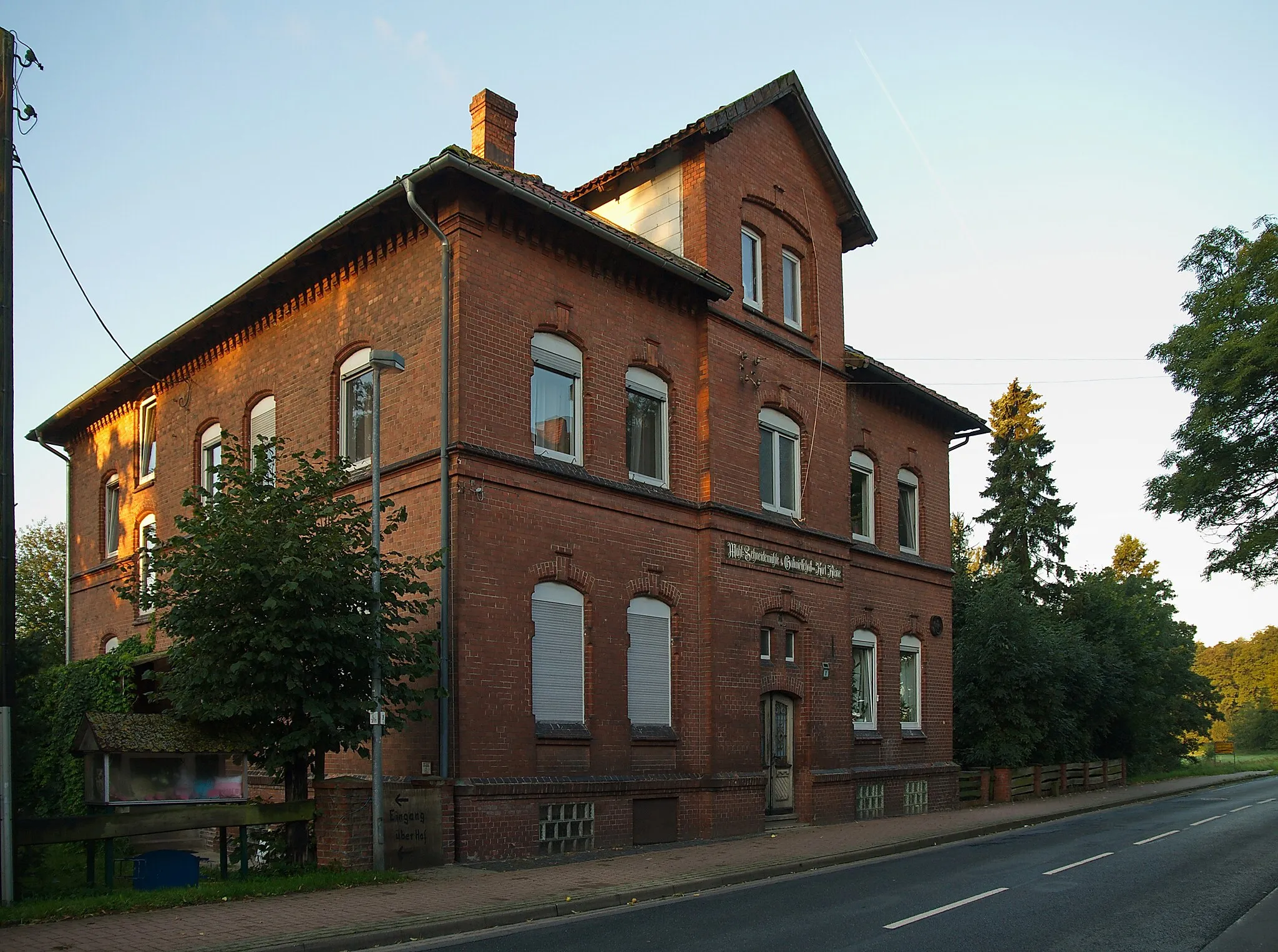 Photo showing: Ehem. Schneidemühle und Gasthaus in de:Dachtmissen (Burgdorf), Niedersachsen, Deutschland