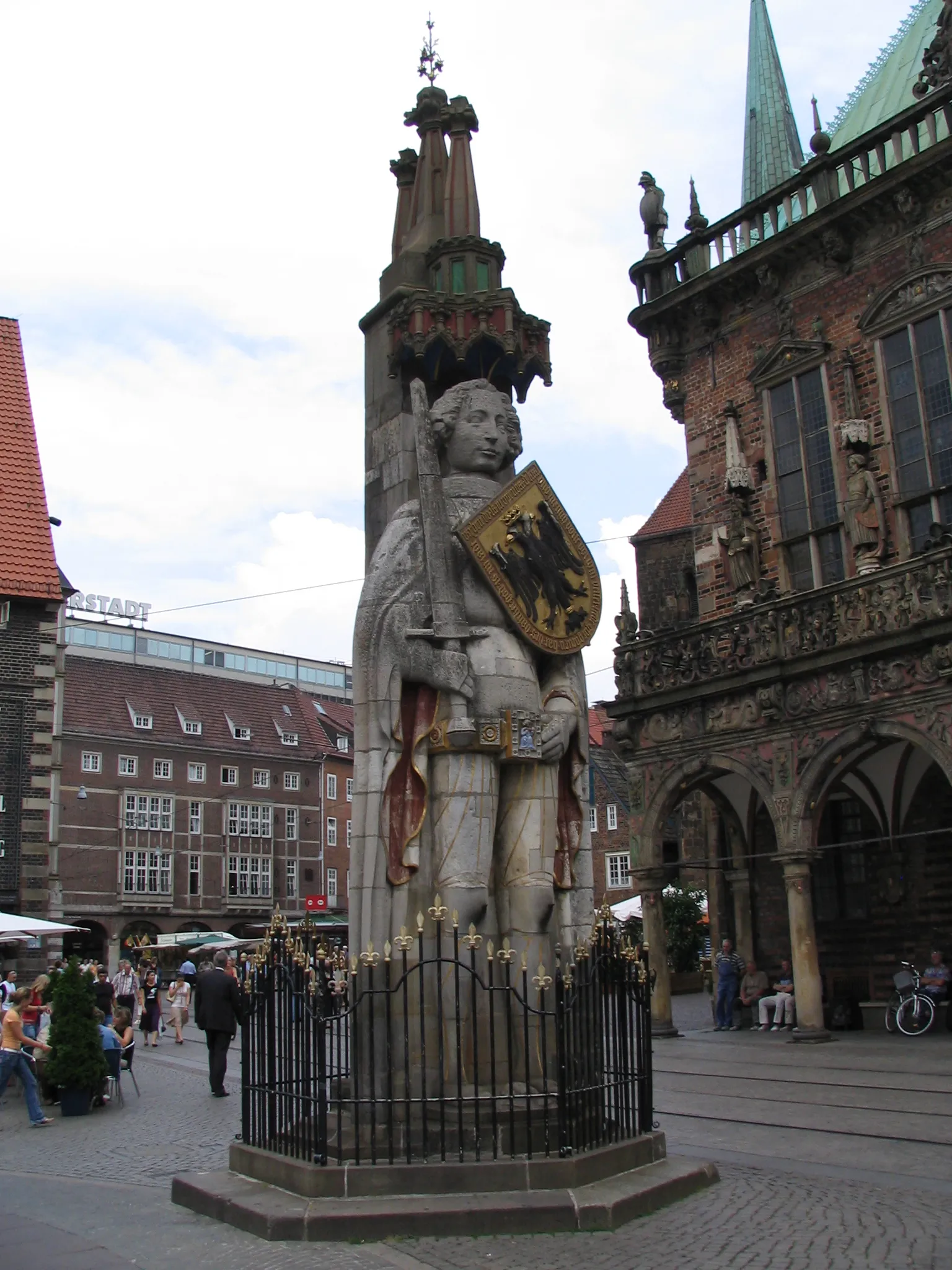 Photo showing: Statue of Roland, Bremen Market Square