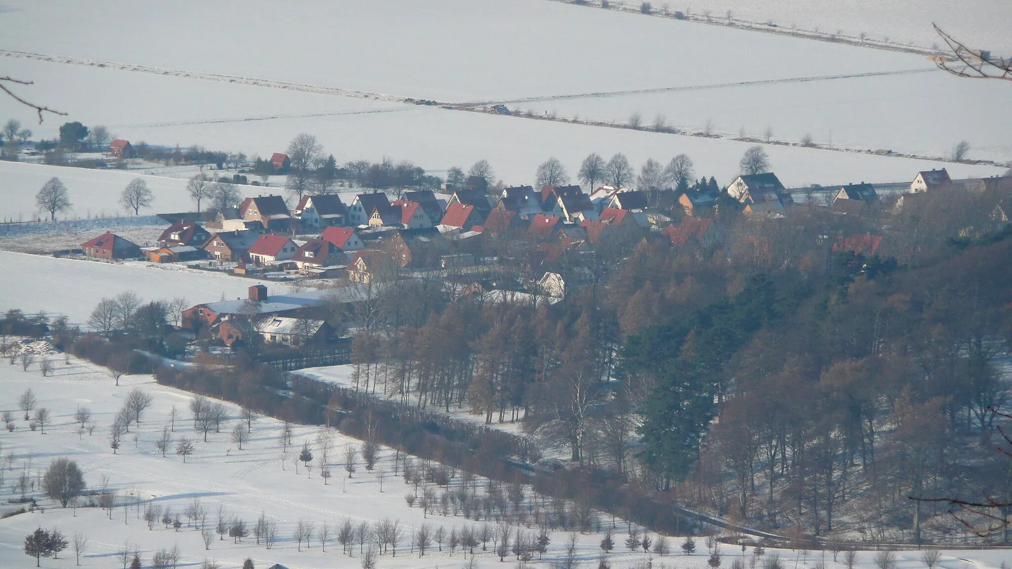 Photo showing: Rheden im Winter 2009