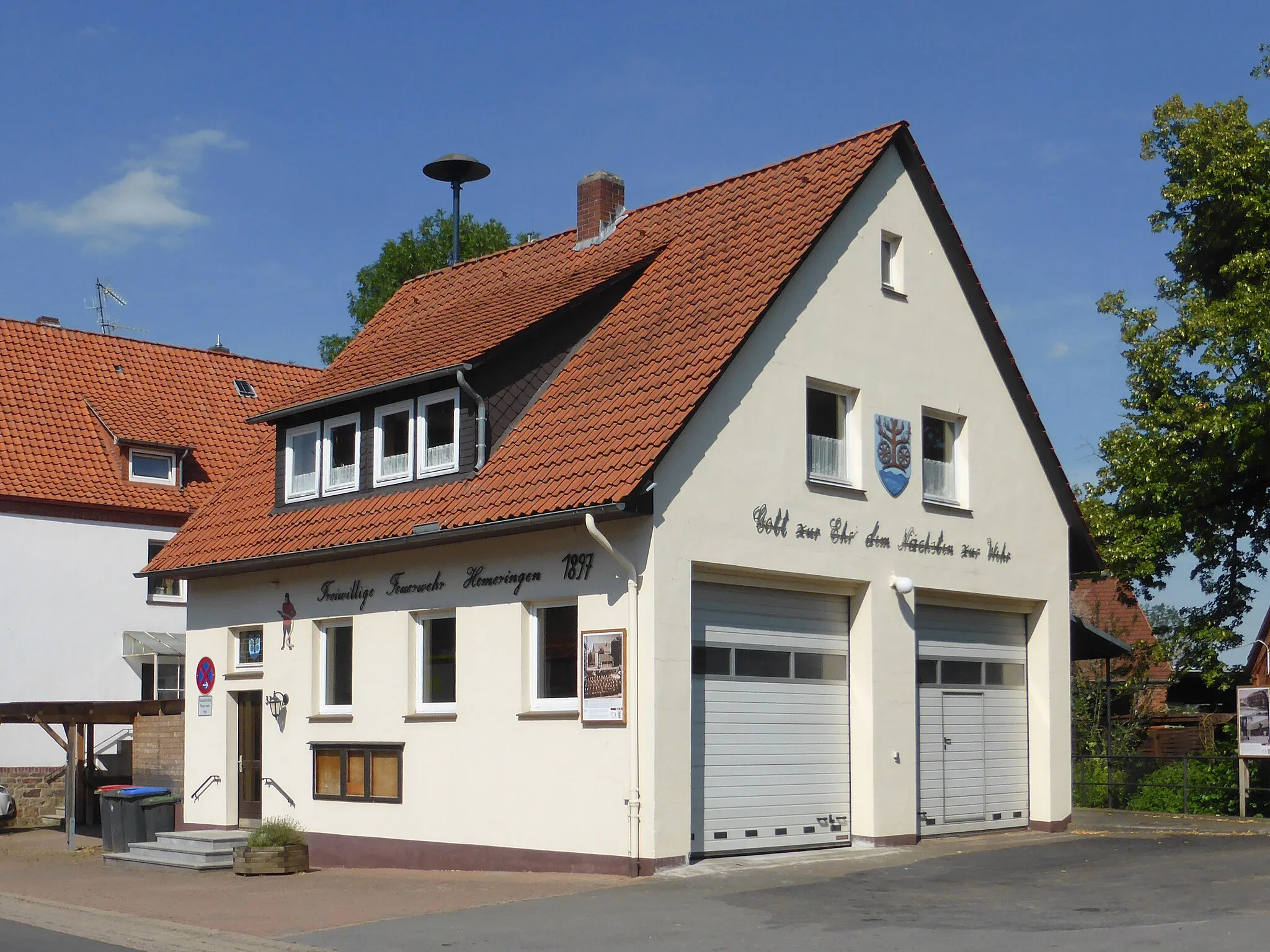 Photo showing: Feuerwehrhaus in Hemeringen.