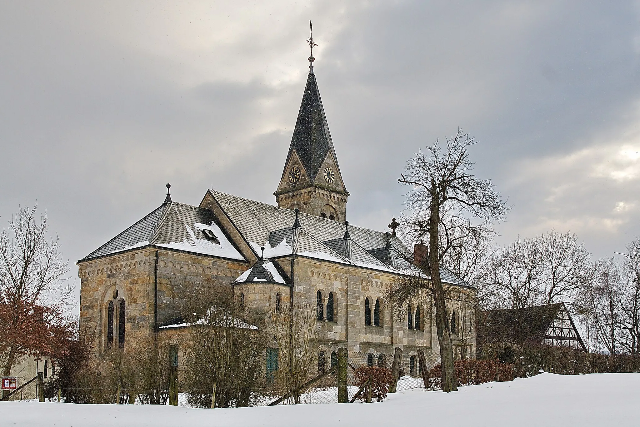 Photo showing: St.-Petri-Kirche in Flegessen (Bad Münder), Niedersachsen, Deutschland