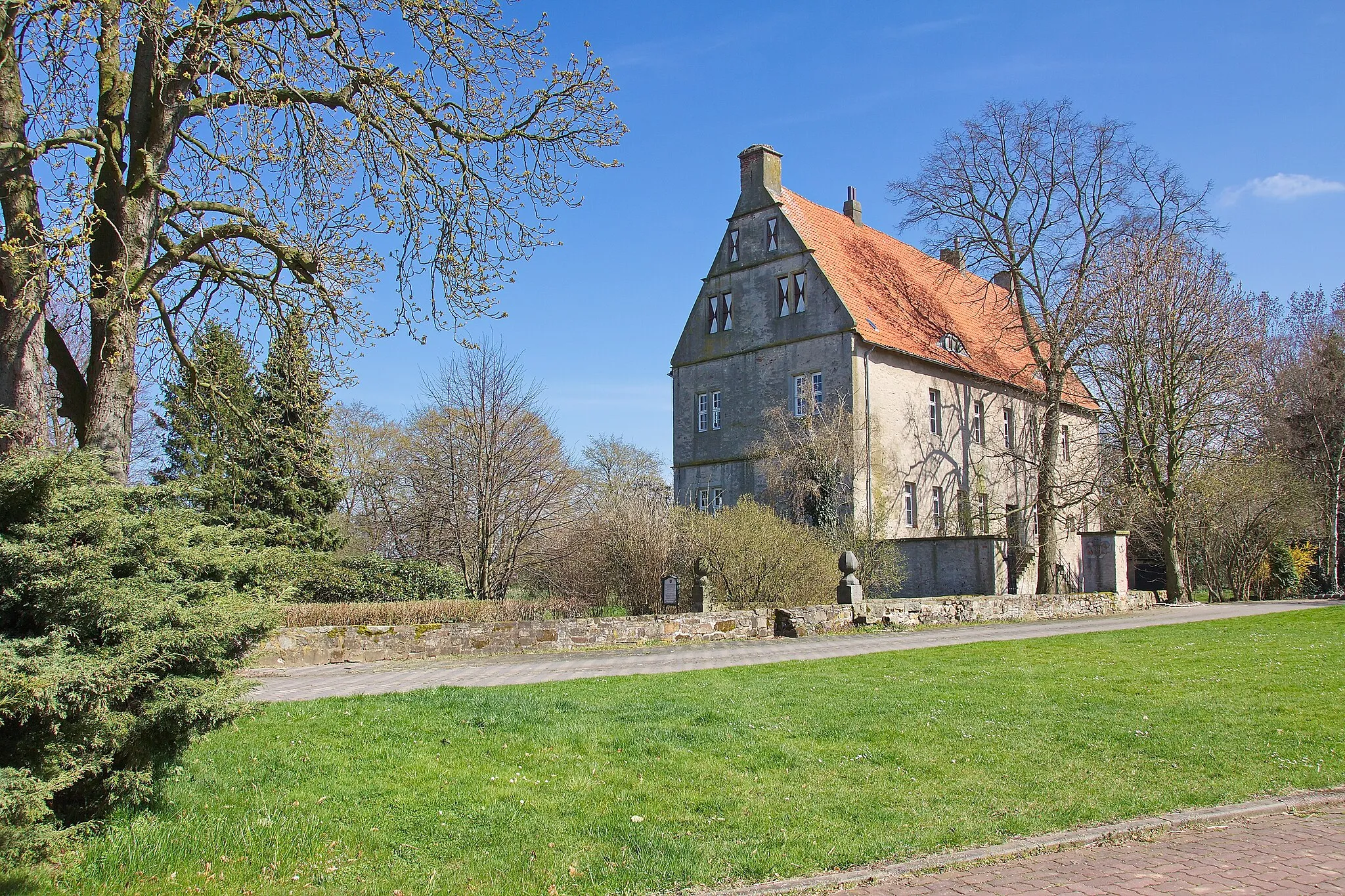 Photo showing: Burg Schlüsselburg in Schlüsselburg (Petershagen), NRW, Deutschland