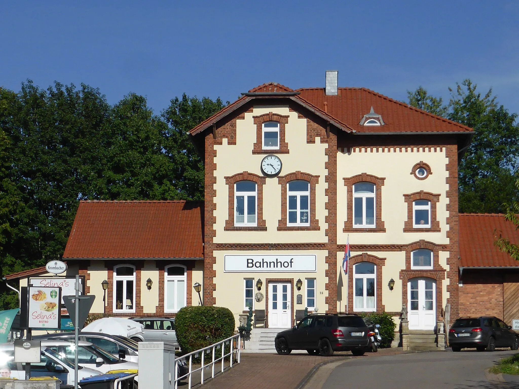 Photo showing: Ehemaliger Bahnhof in Bad Eilsen.
