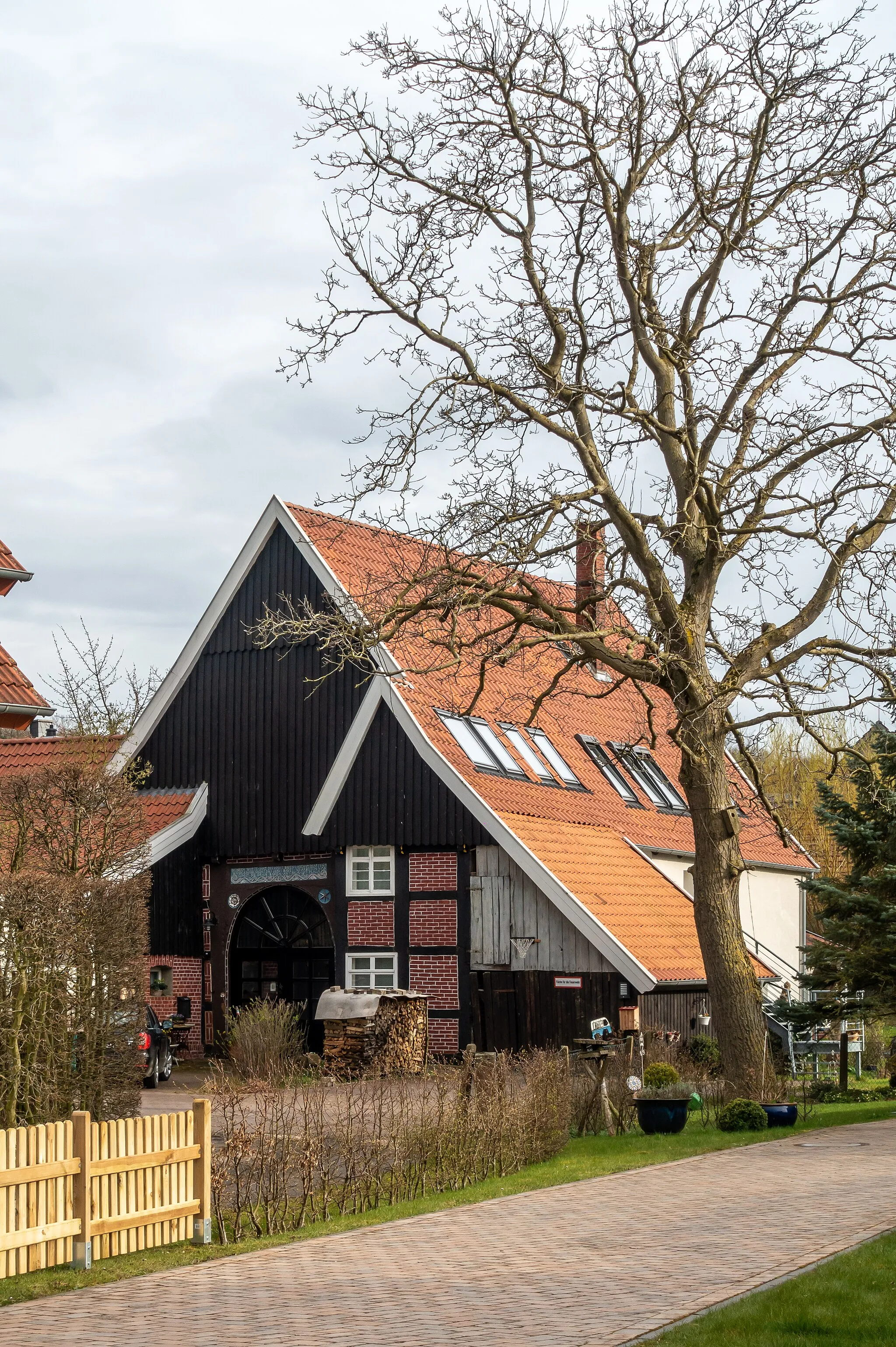 Photo showing: Fachwerkhaus Vahlhauser Straße 44 in Detmold-Diestelbruch