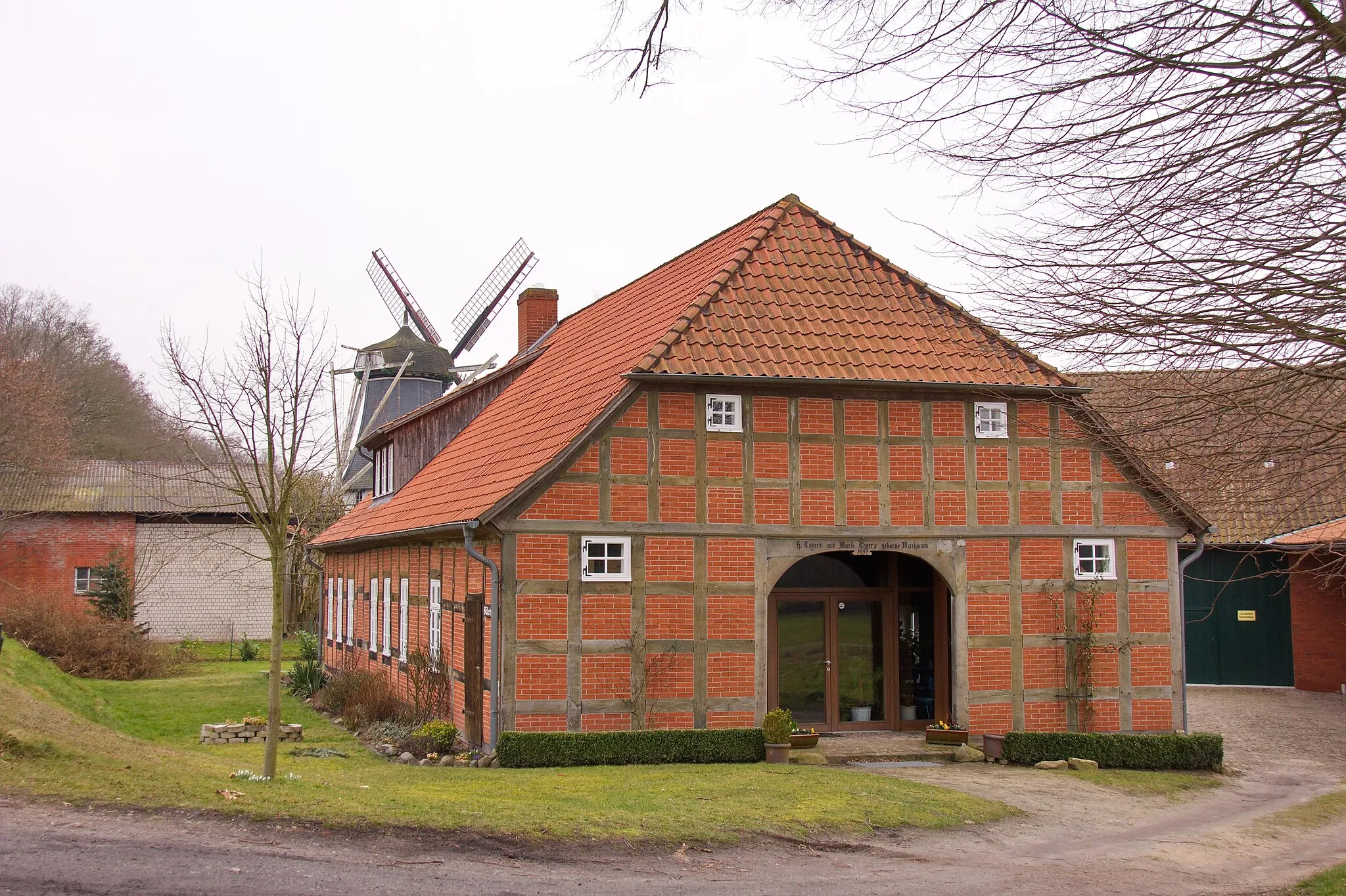 Photo showing: Baudenkmal Müllerhaus Brunsbrock (Kirchlinteln), Niedersachsen, Deutschland