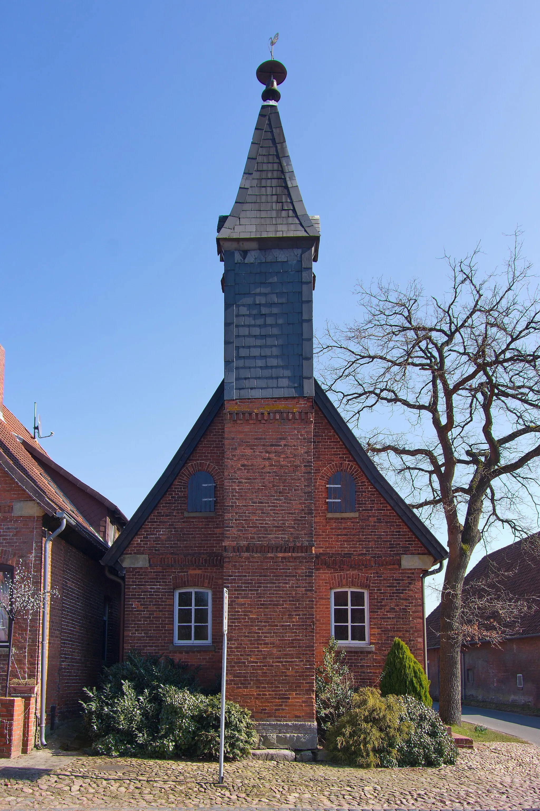 Photo showing: Kapelle von 1575 in Wellie (Steynberg), Niedersachsen, Deutschland.