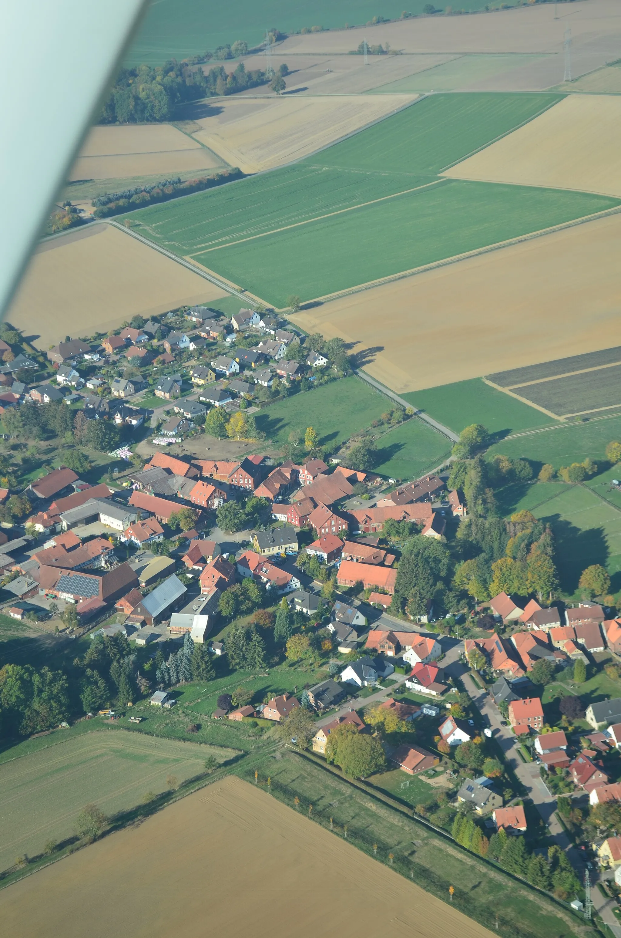 Photo showing: Luftbild aus einem kleinen Flugzeug