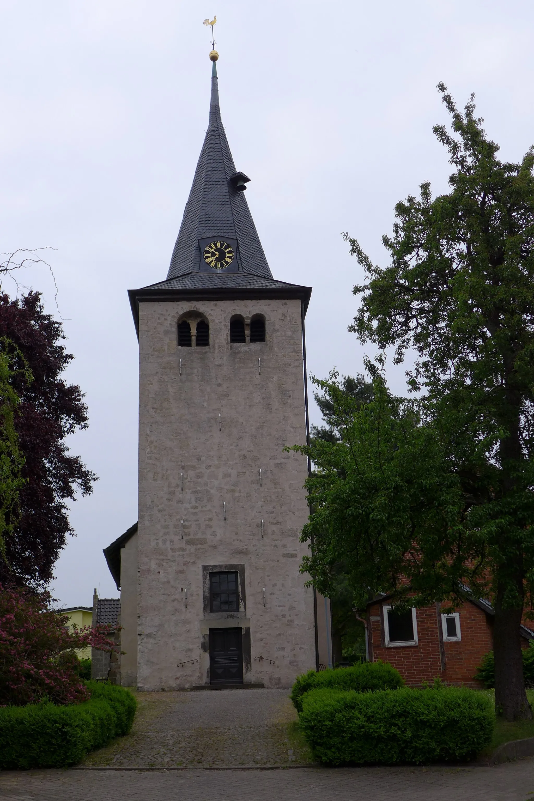 Photo showing: Kirchturm Mahlerten