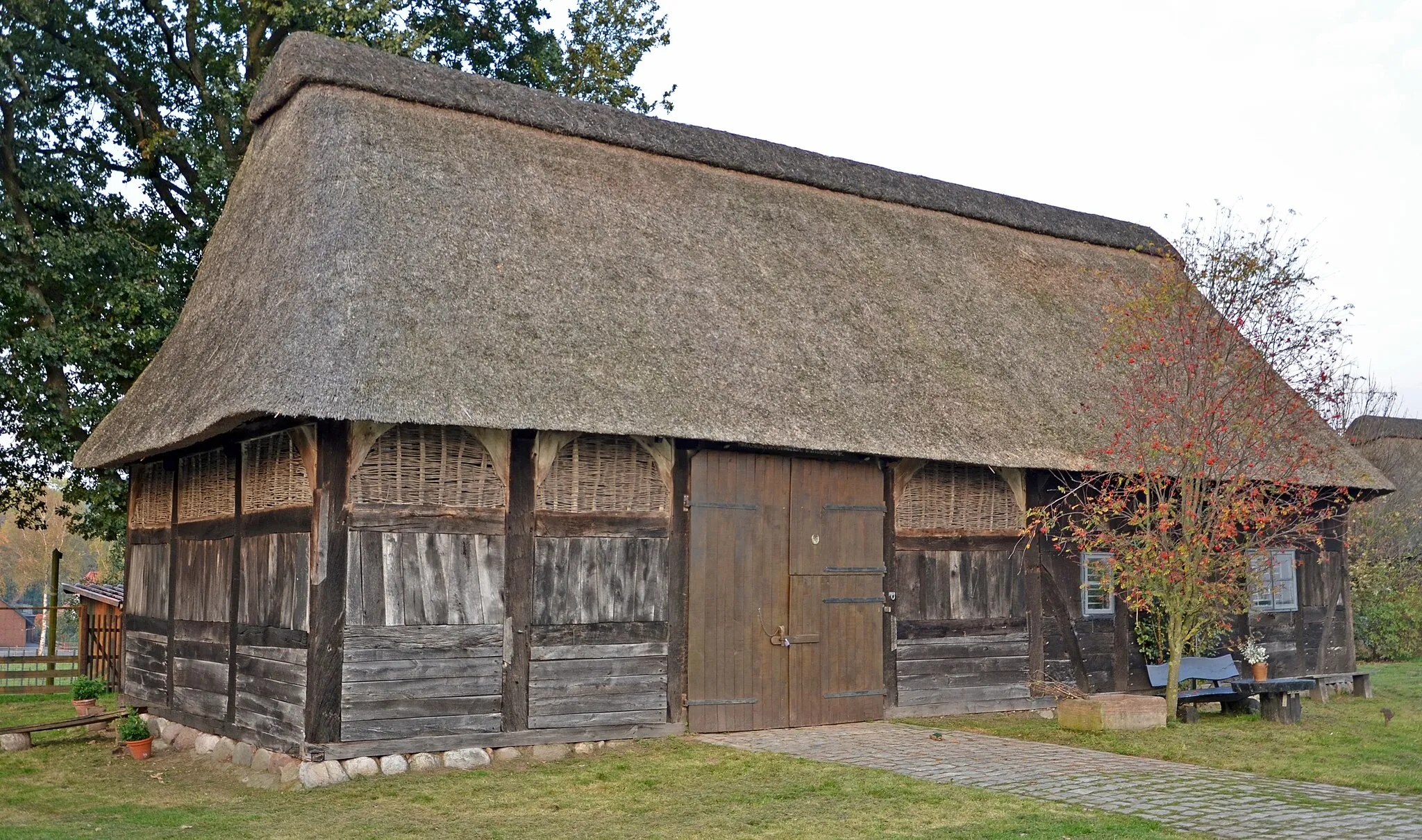 Photo showing: Culturla heritage monument in Bassum Neubruchhhausen barn