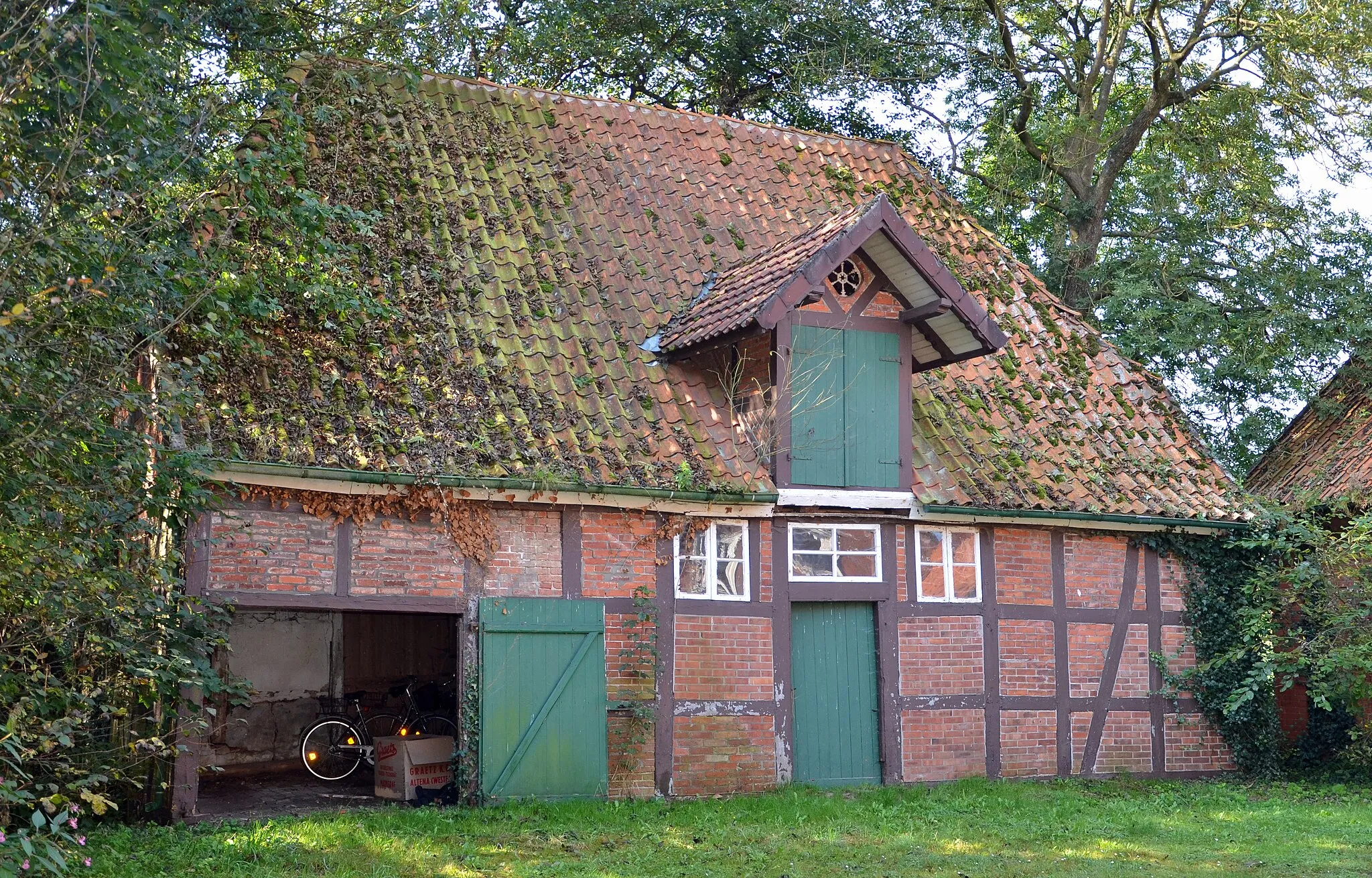 Photo showing: Baudenkmal Bassum Neubruchhausen Am Mühlenteich 1 Stall II