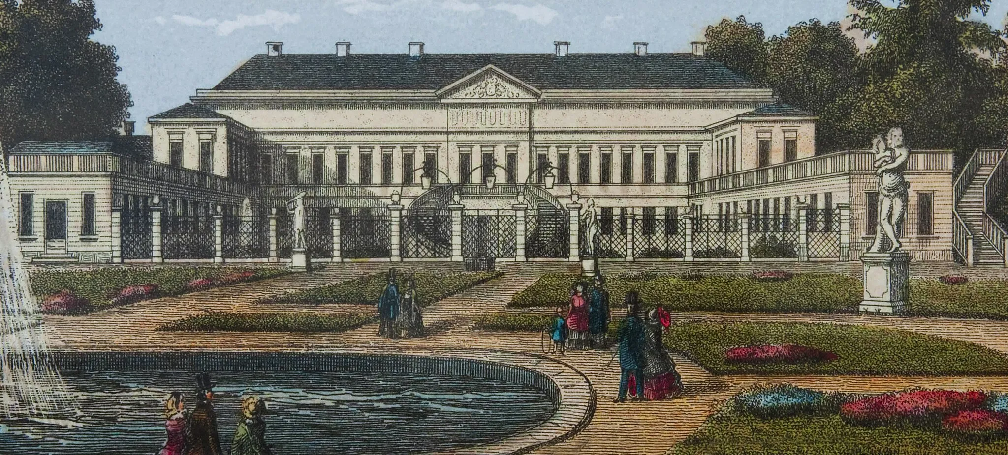 Photo showing: Repro of an image showing the Schloss Herrenhausen, Hannover, Germany

(new building with historical façade rebuilt 2010 - 2013)