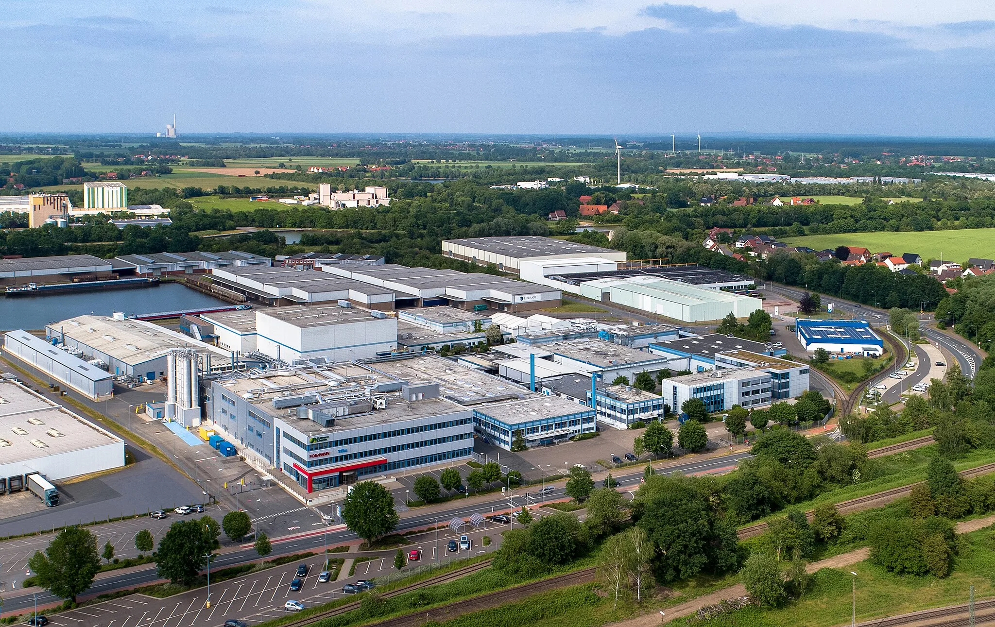 Photo showing: Firmengelände der Follmann Gruppe, Standort Minden-DE