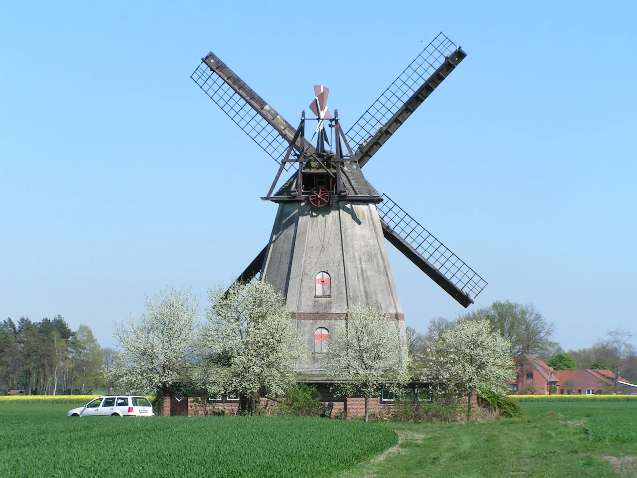 Photo showing: Windmühle Mösloh (Gemeinde Warmsen, Landkreis Nienburg/Weser, Niedersachsen)